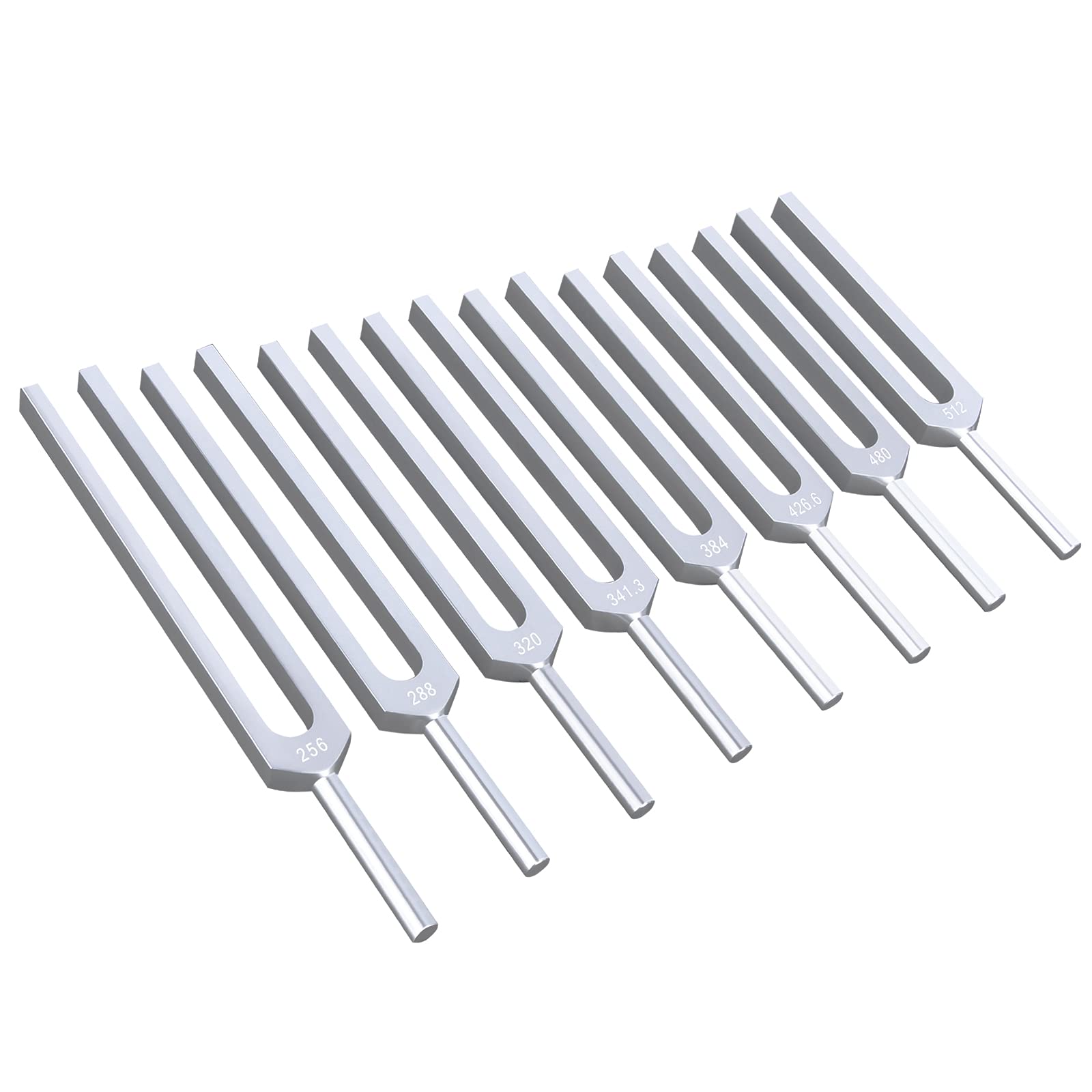 Eastrock Tuning Fork Set With Silicone Hammer Clinical Grade Nerve Sensory For Perfect Healing (8Set)