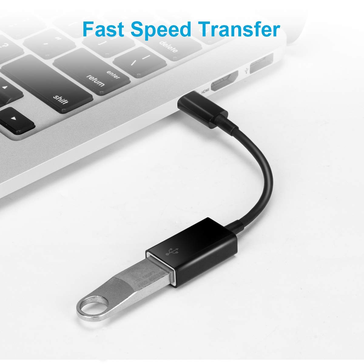 Fleaver Usb C To Usb Adapter [2 Pack], Usb Type C Male To Usb A Female Otg Cable Usb To Usbc C Adapter For Iphone 15 Pro Max Ipa