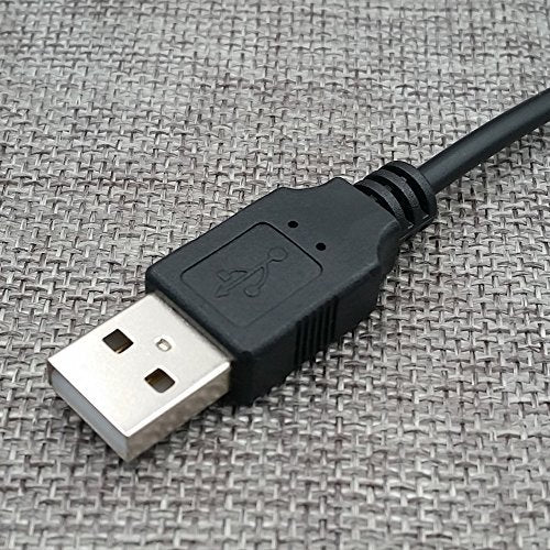 Bescable Usb To Usb Cable   Superspeed Usb 2.0 Type A Male To Type A Male 24 / 28Awg Cable 7 Feet   Black