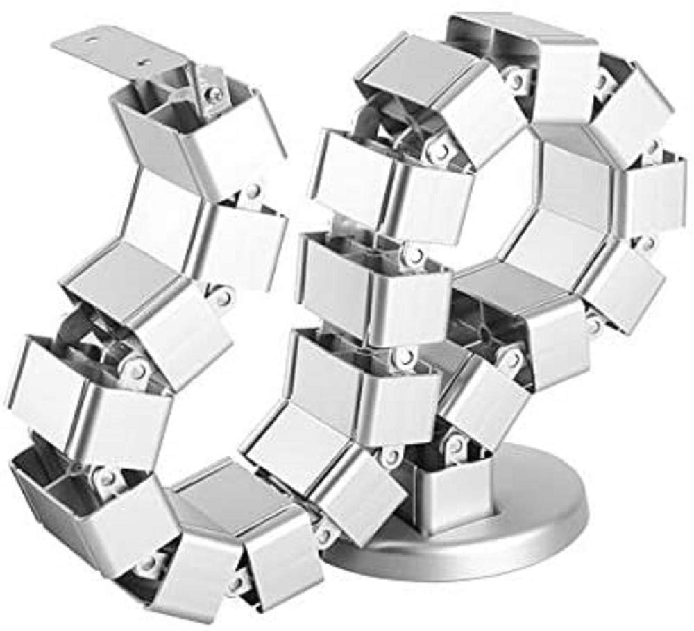 StarTech.com Spine Cable Management - Weighted Base Plate - Cord Cover - Cable Organizer - Cord Protector - Cable Raceway (CMVBM