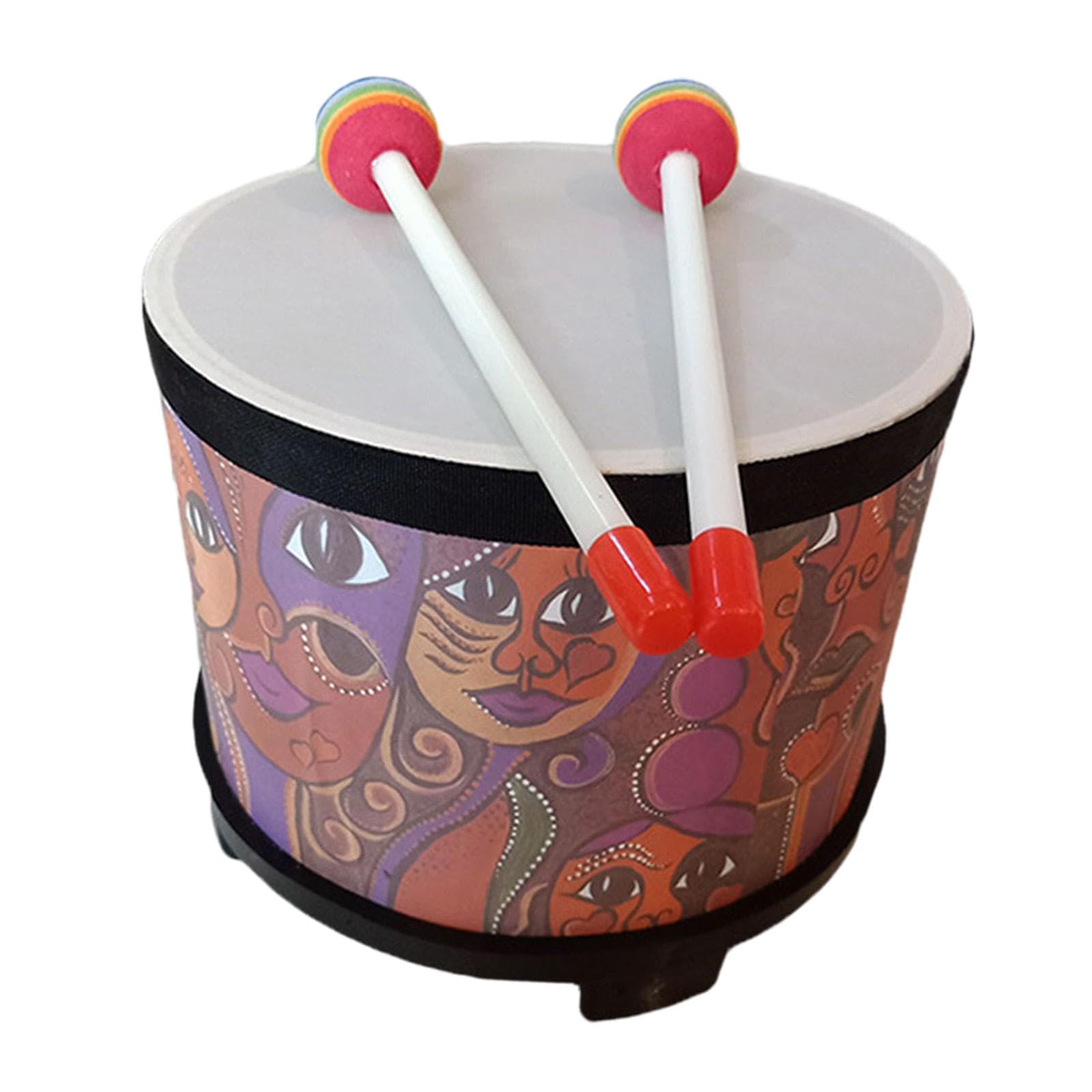 TRENDYNEST Floor Drum Developing Musical Talents Wooden Toy Drum for Children Kids Baby | Musical Instruments & Gear | Percussio