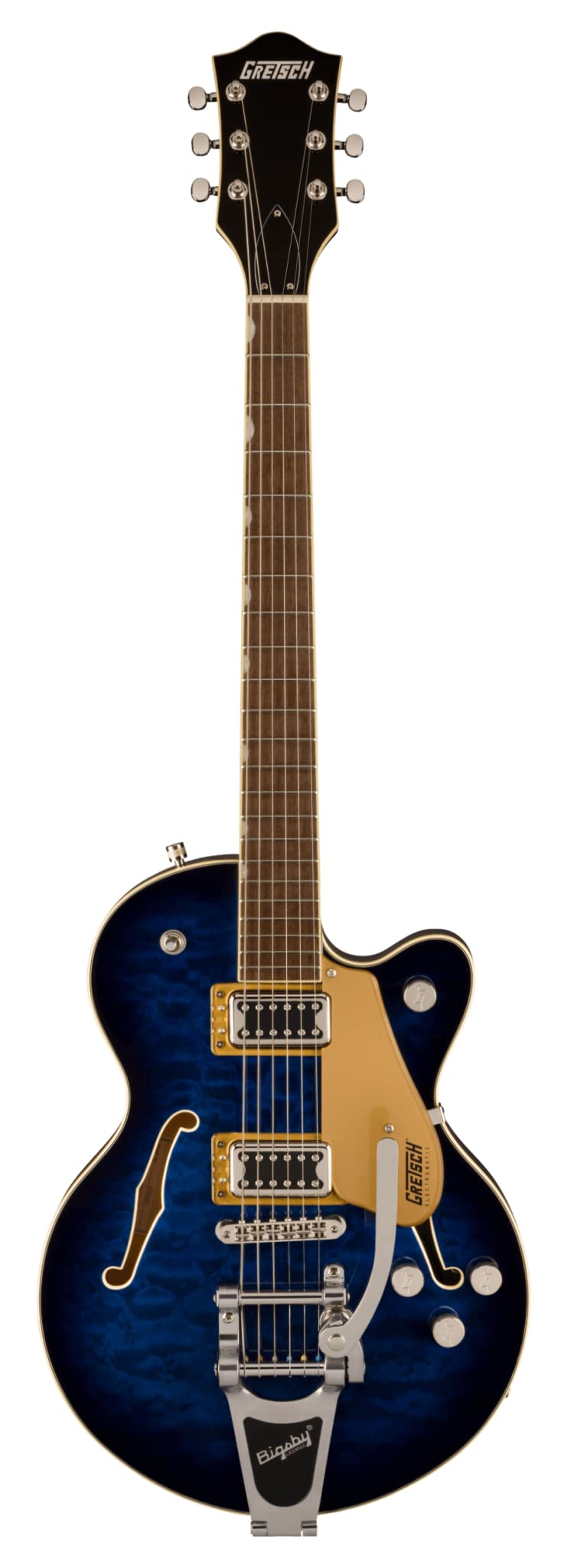 Gretsch G5655T Qm Electromatic Center Block Jr. Quilt Semi Hollowbody Electric Guitar   Hudson Sky