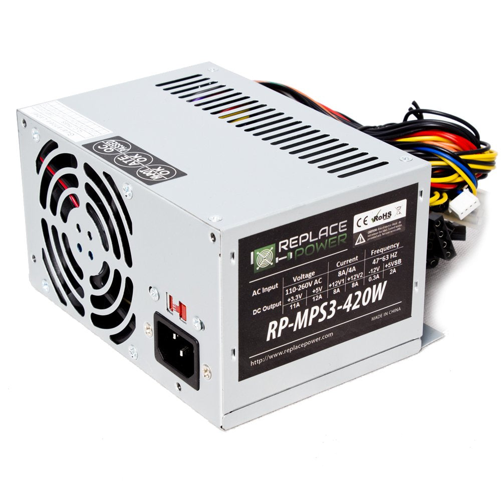 420W 420 Watt Atx Power Supply Replacement For Hp Bestec Ats 100, Ats 150, Atx 1953D, Atx 1956D, Atx 1956 B1, Atx 1956F,