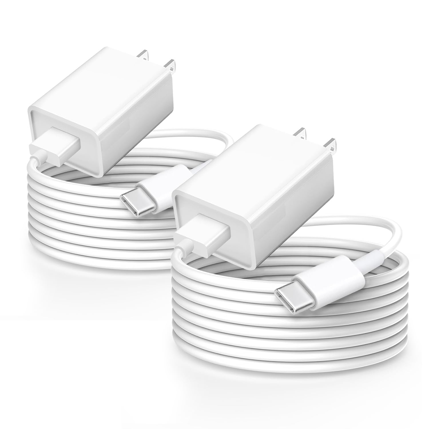 2 Pack 10FT USB C Camera Charger Compatible with NEW Ring PanTilt Indoor Cam 2024 2025 2026, Ring Spotlight Cam Plus/Pro, Stick