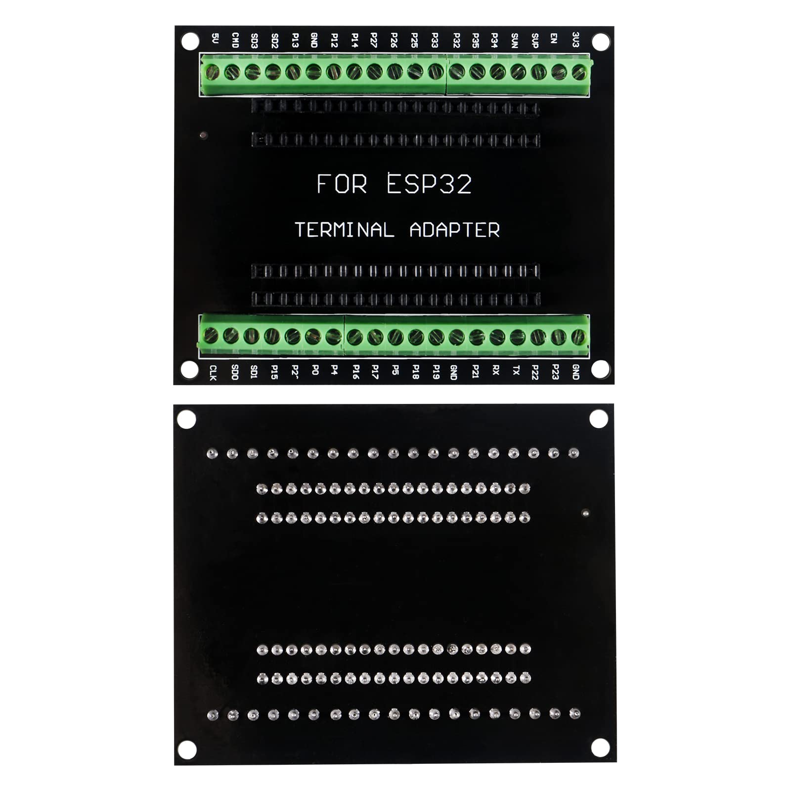 Alinan 2Pcs Esp32 Breakout Board Gpio 1 Into 2 Compatible With 38Pin Narrow Version Esp Wroom 32 Esp32 Microcontroller Developme