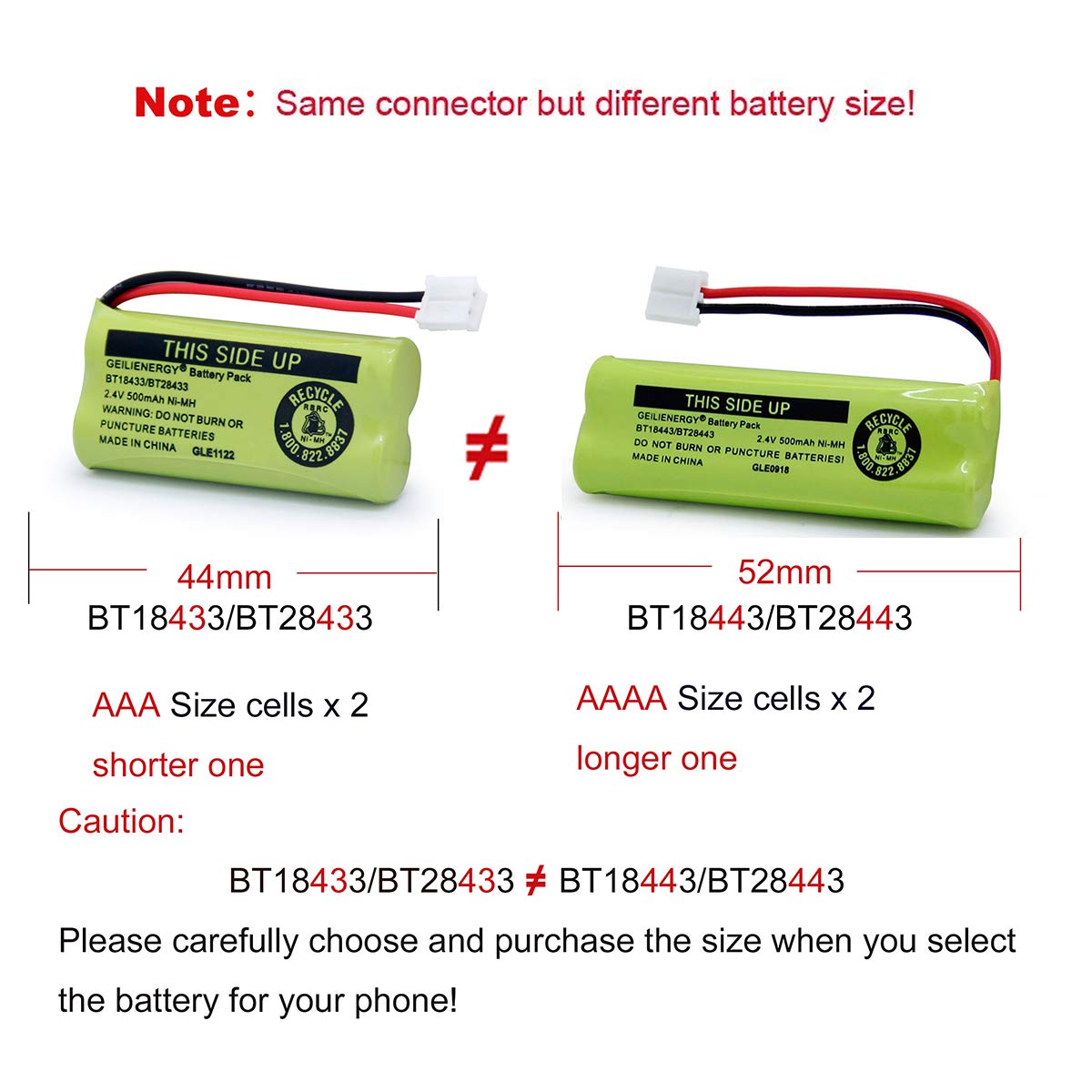 Geilienergy Bt18433 Bt28433 Bt184342 Bt284342 Bt1011 Bt 1011 Replacement Battery Compatible With Cordless Phone Cs6209 Cs6219 Cs6229 Ds6151 89 1330 01 00 Cph 515D (Pack Of 4)