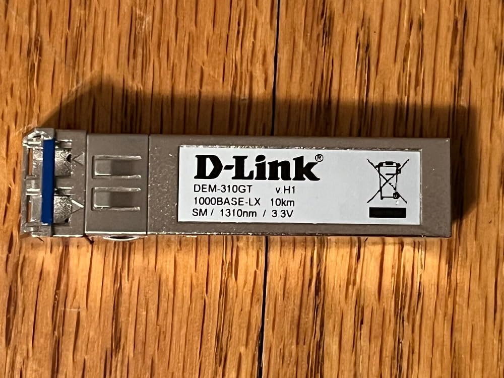 D Link Gigabit Ethernet Optical Transceiver Single Mode 1000Base Lx Sfp Module (Dem 310Gt)