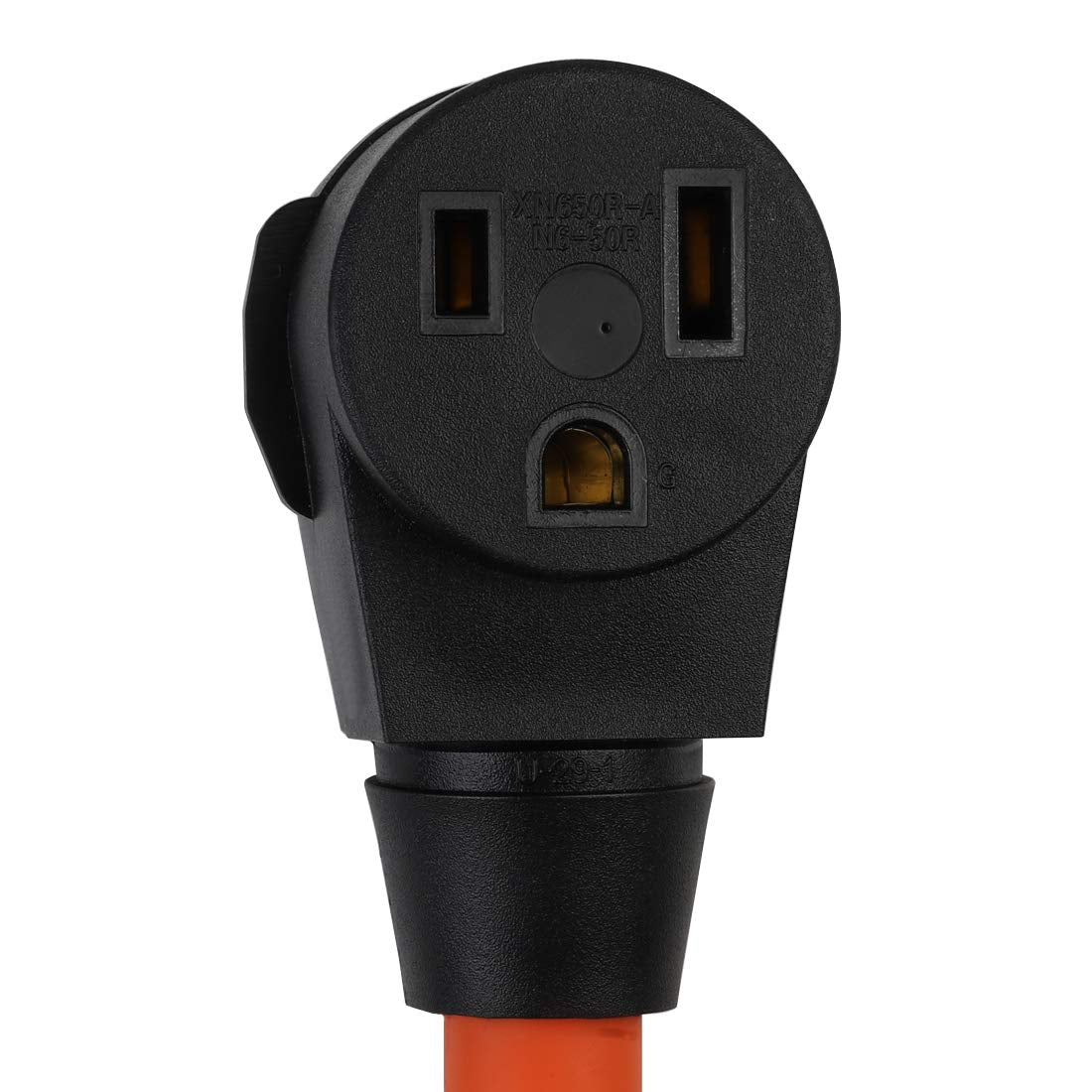 50Cm(1.5Ft) Nema L14 30P To 6 50R Heavy Duty # Awg10 Stw 30 Amp Plug To 50 Amp (Welder) Socket Adapter Cable, Adapter Cord 30A G