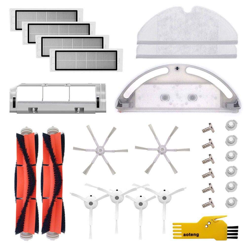 Aoteng Accessory Kit For Roborock S5 S6 S50 S51 E25 E20 E35 Xiaomi Mi Robot Xiaomi Mijia Robotic Vacuum Replacement Parts 23 Pcs