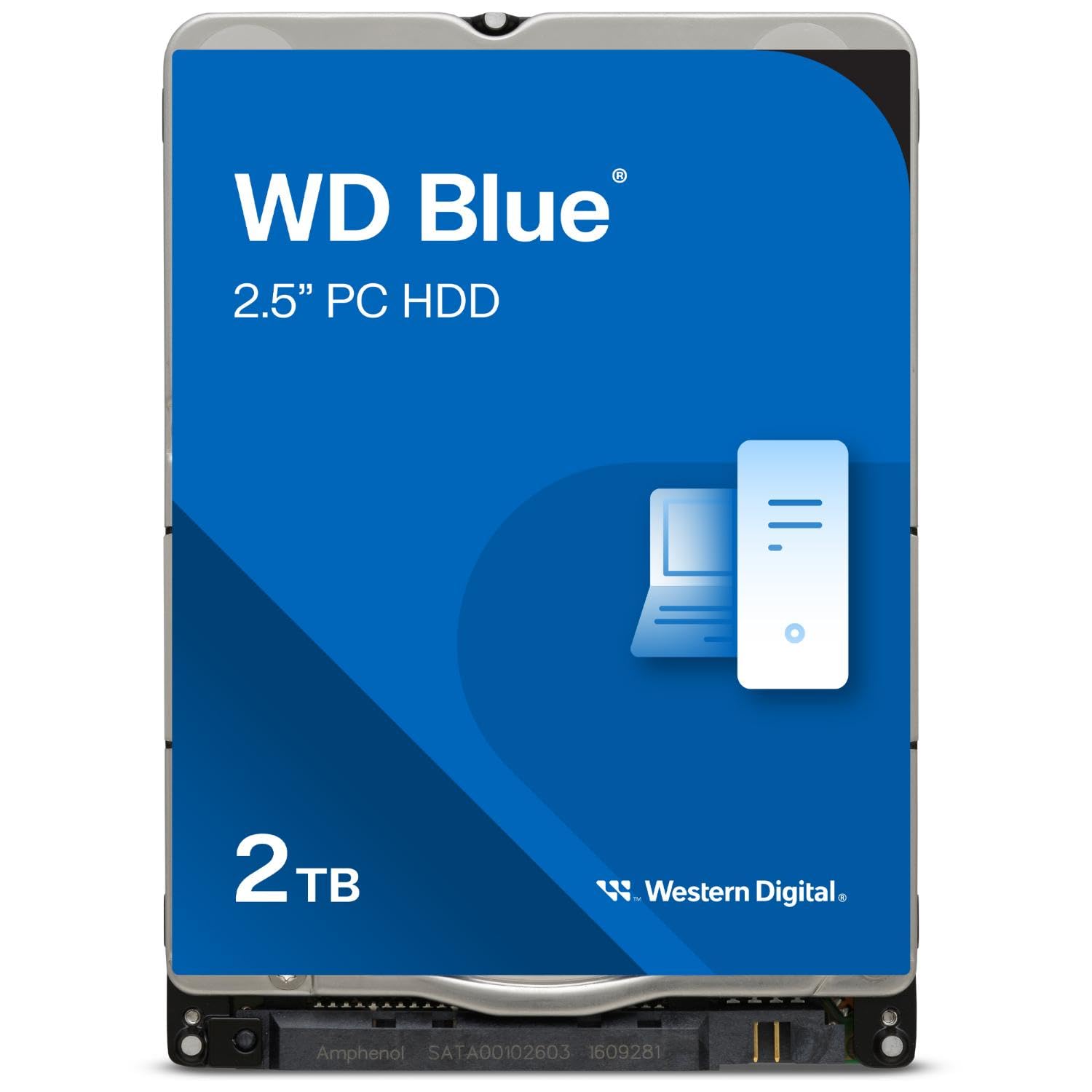 Western Digital 2Tb Wd Blue Mobile Hard Drive Hdd   5400 Rpm, Sata 6 Gb/S, 128 Mb Cache, 2.5''   Wd20Spzx