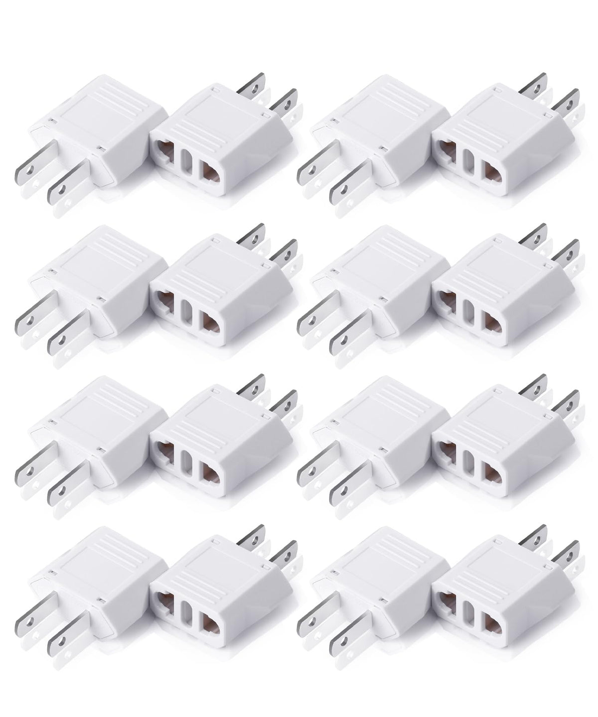 Bates  European To Us Plug Adapter, 20 Pack, Eu To Us Plug Adapter, Europe To Us Plug Adapter, Plug Adapter Europe To Usa, Europ