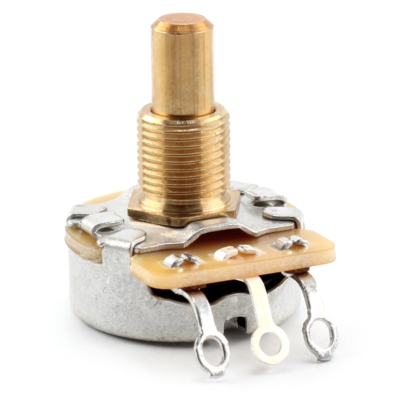 The Art Of Tone Custom Cts 500K Pot Short (3/8 Inch) Solid Shaft, 10% Audio Taper, 10% Tolerance, Pair (2X)