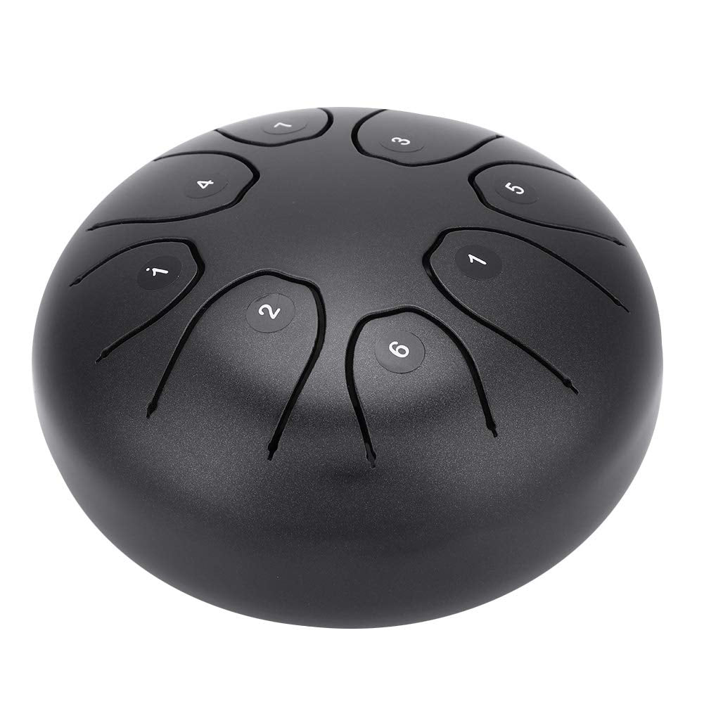 8Tone Tank Drum, Tongue Drum, Music Gift, Handpan Drum, For Meditation For Relaxing(Coffee)
