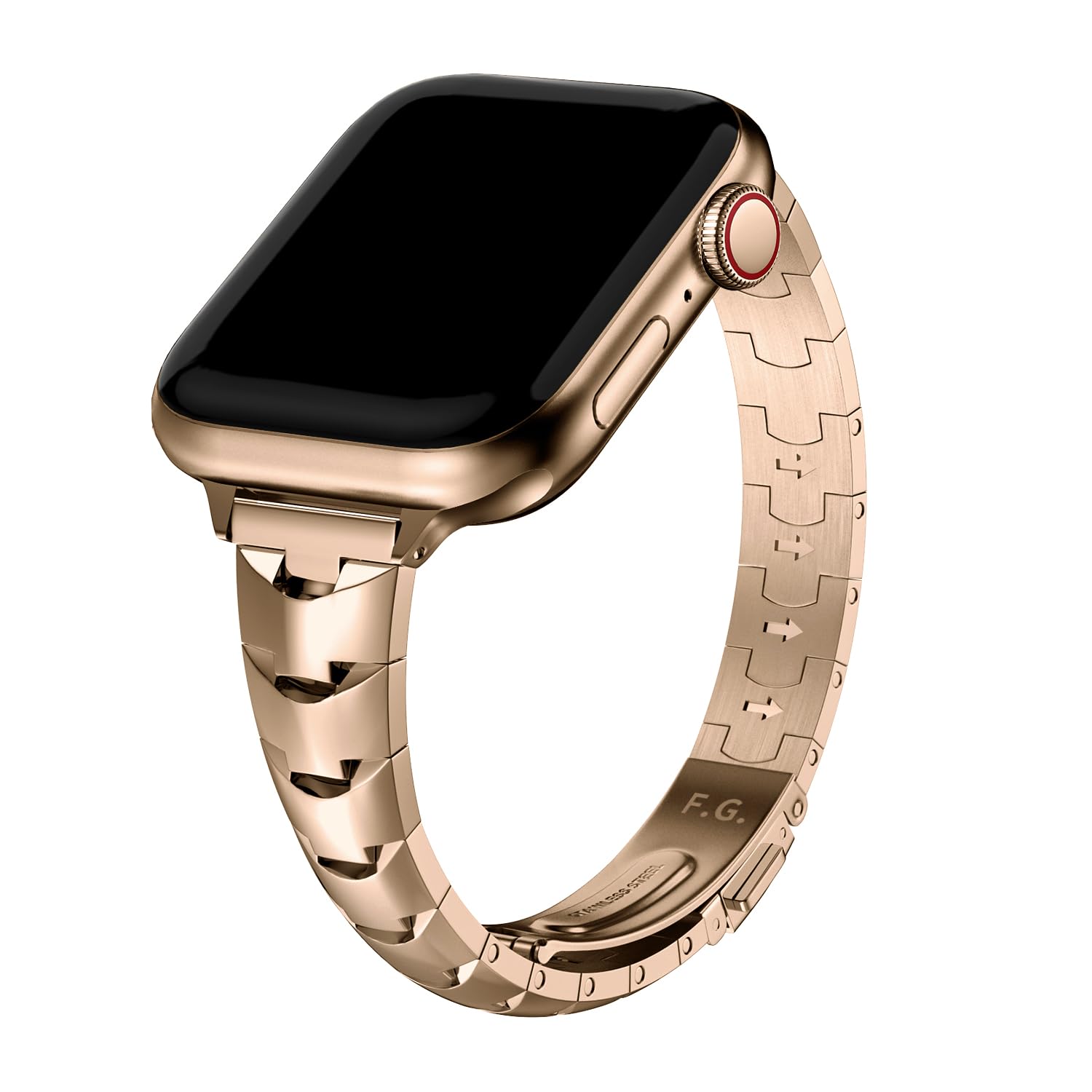 Fullmosa Compatible With Apple Watch Band Stainless Steel 49Mm 45Mm 44Mm 42Mm 41Mm 40Mm 38Mm,Women Slim Band For Iwatch Ultra2/U