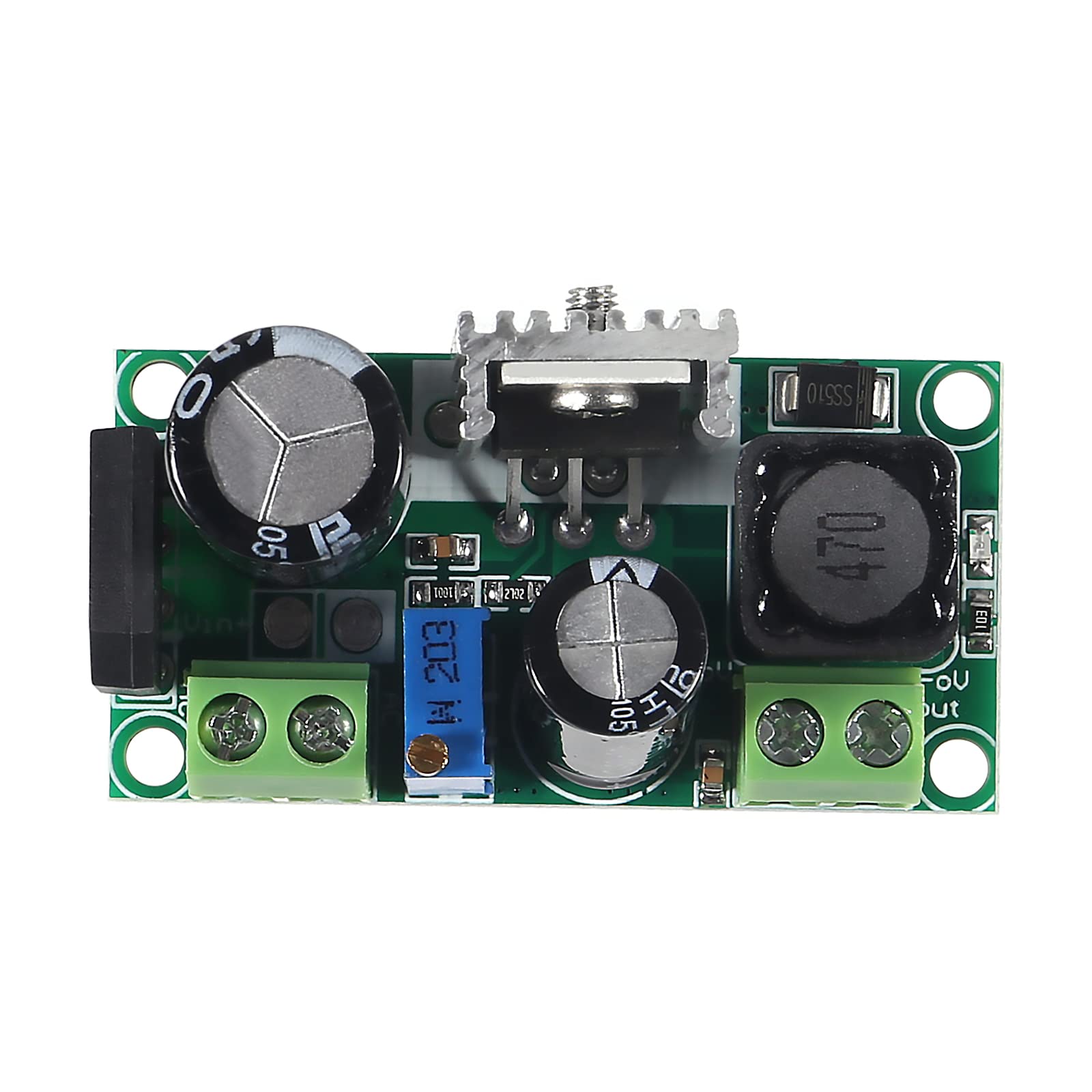 Diitao 10Pcs Ac/Dc To Dc Step Down Buck Converter Module Lm2596Hv Adjustable Voltage Regulator