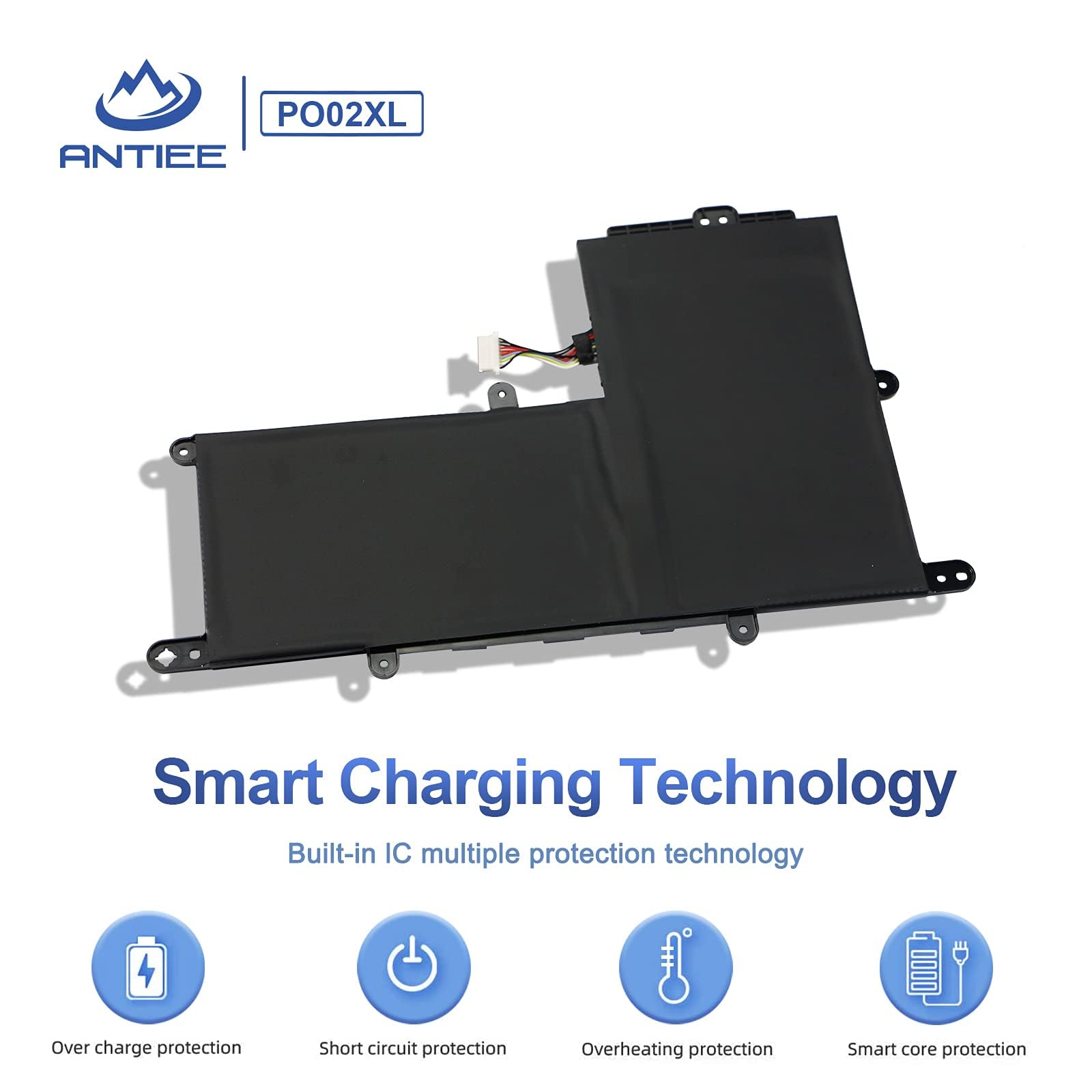 Po02Xl 824560 005 Battery For Hp Stream 11 R 11 Ah 11 Ak 11 Y 11 Ah0Xx 11 Ak0012Dx 11 Ak0013Dx, Stream 11 Pro G2 G3 G4 G5 824560