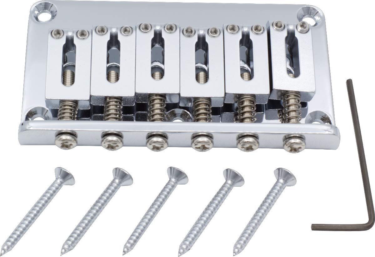 Gotoh Hardtail Bridge Chrome, Through Body String Mounting