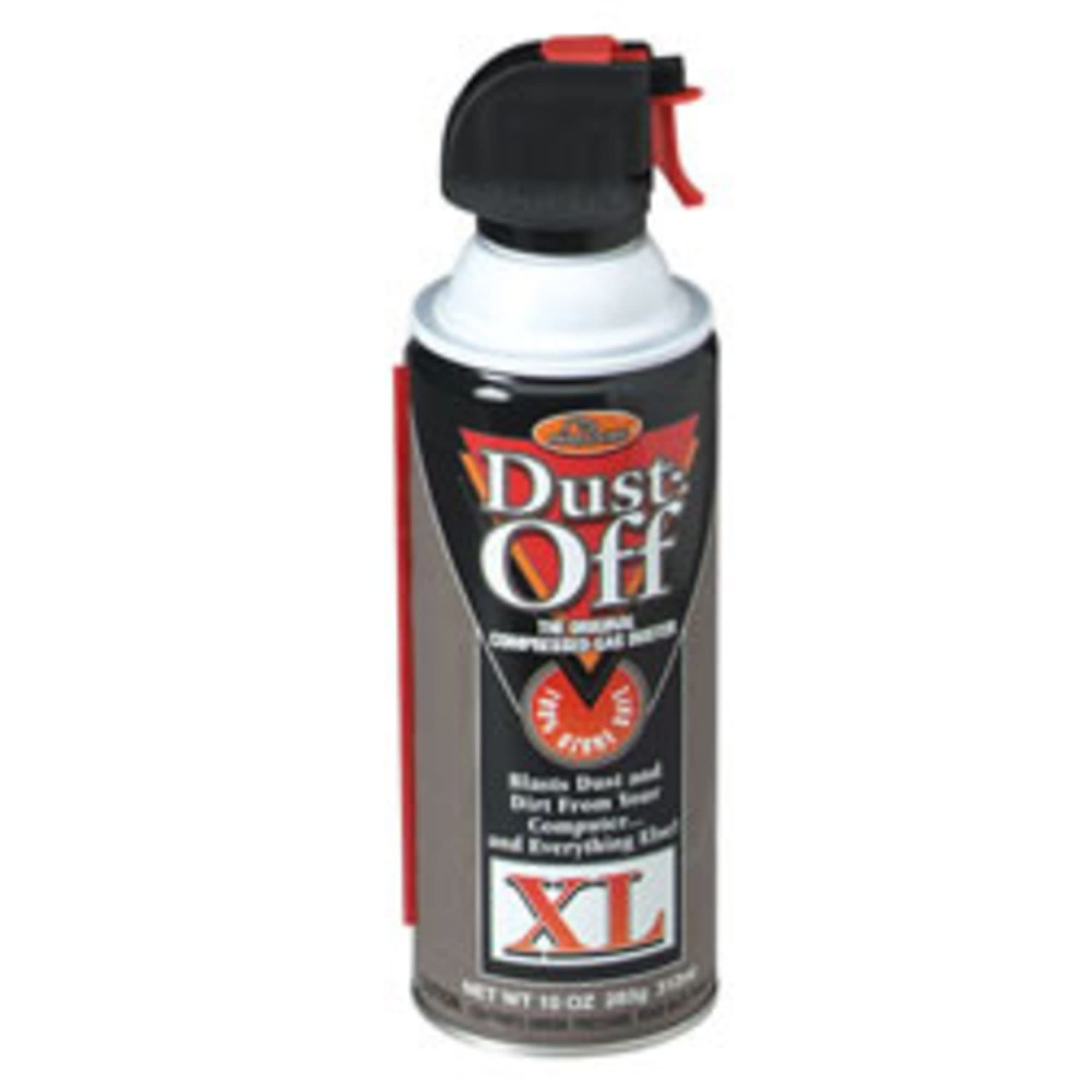 DustOff Plus Disposable Compressed Gas Duster, 10 Oz Bottle