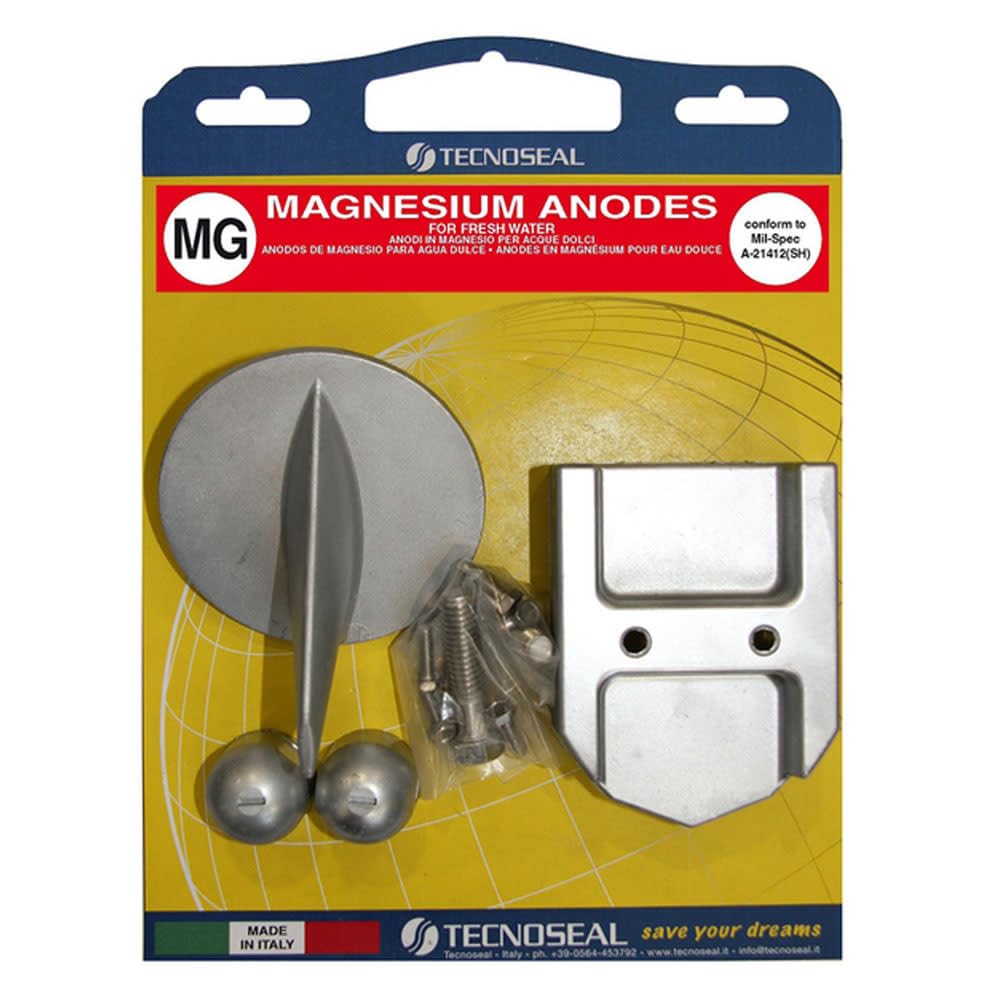 Tecnoseal Anode Kit W/Hardware - Mercury Alpha 1 Gen 1 - Magnesium,WBAUVB0C4847ZLL