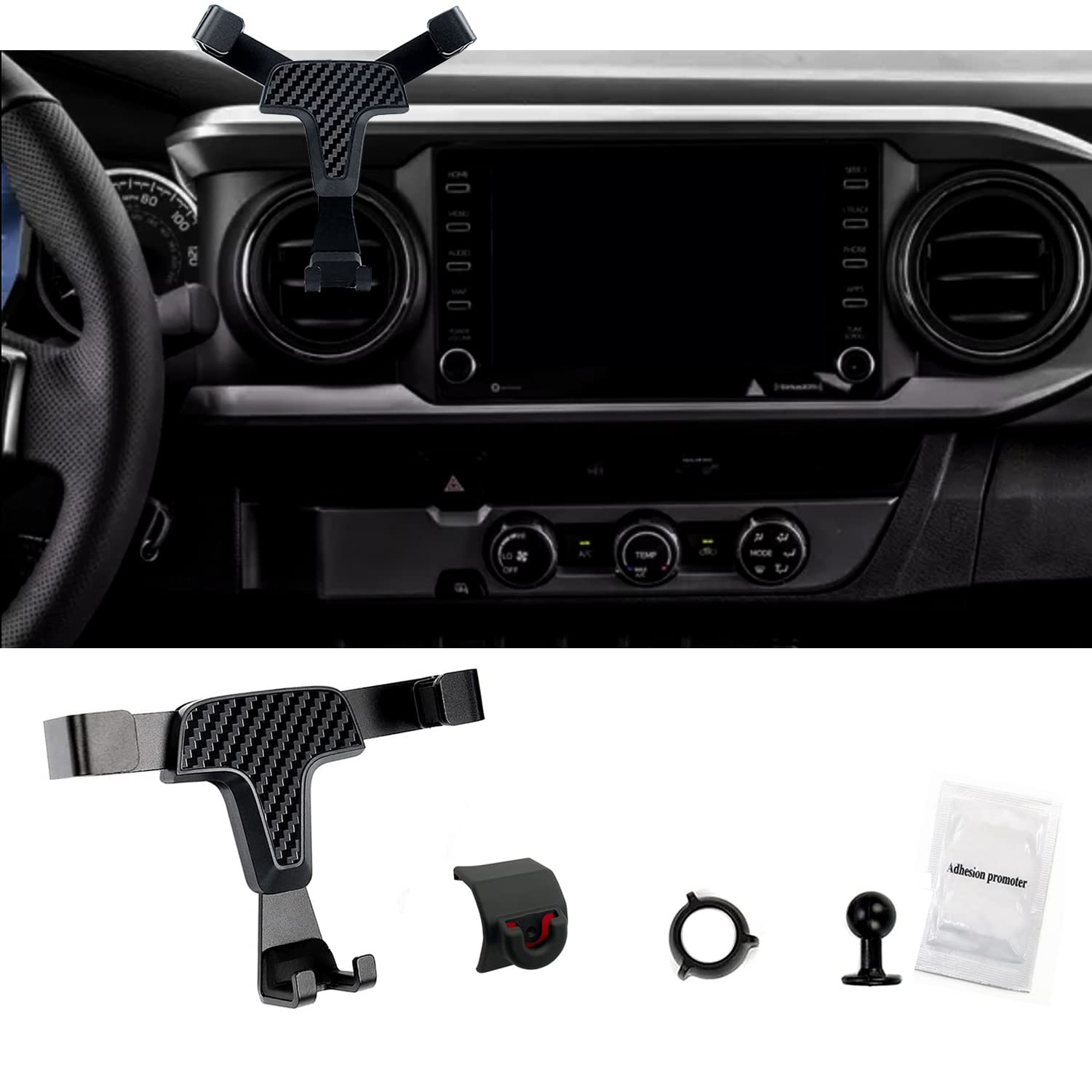 Tocatus For Tacoma Phone Mount,Car Dash Clip Phone Holder, For All Mobile Phones, For Tacoma 2015 2016 2017 2018 2019 2020 2021 2022