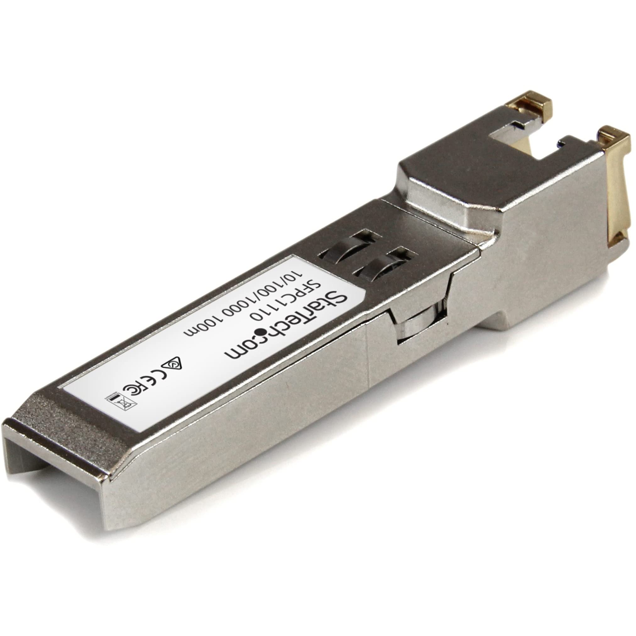 Startech.Com Cisco Sfp Ge T Compatible Sfp Module   1000Base T   Sfp To Rj45 Cat6/Cat5E   10/100/1000 Mbps   Rj 45 100M   Cisco