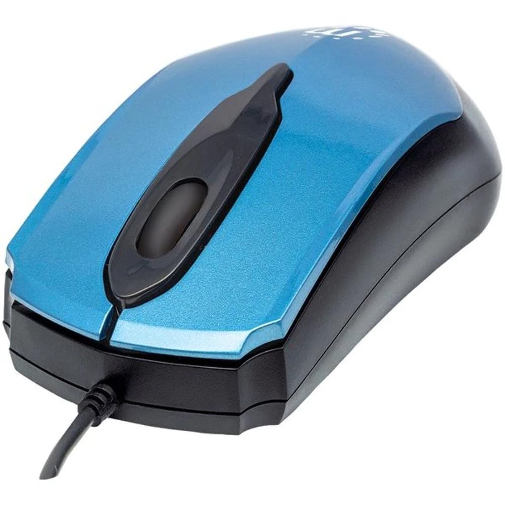 ICI177801 - MANHATTAN 177801 Edge Optical USB Mouse (Blue Black)