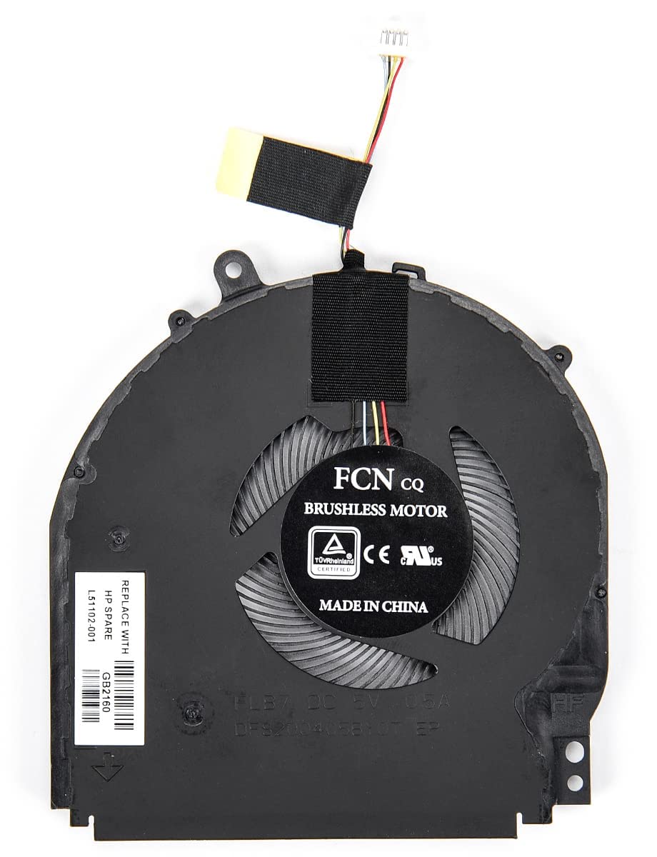 Cpu Cooling Fan For Hp Pavilion X360 14M Dh 14 Dh 15 Dq Series, Hp 14M Dh1003Dx 14M Dh0001Dx 14M Dh0003Dx 14 Dh1036Tx 14 Dh1035Tx 15 Dq0953Cl 15 Dq1052Nr Series Laptop P/N: L51100 001 L51102 001