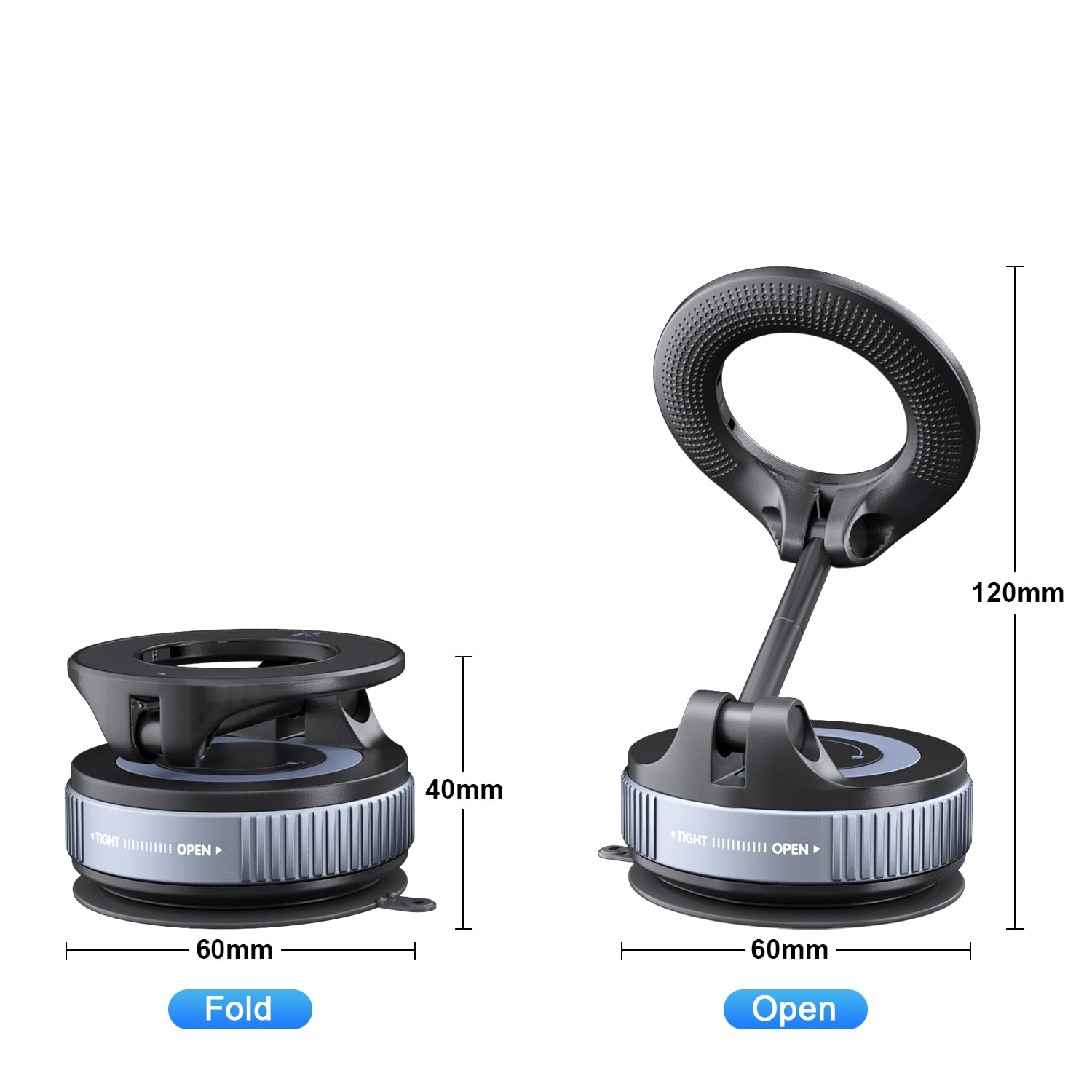 Yiernuo Magnetic Car Mount,Ultra Magnetic 360 Degree Rotation Dashboard Car Phone Holder,Car Accessories For Iphone,Gifts For Me