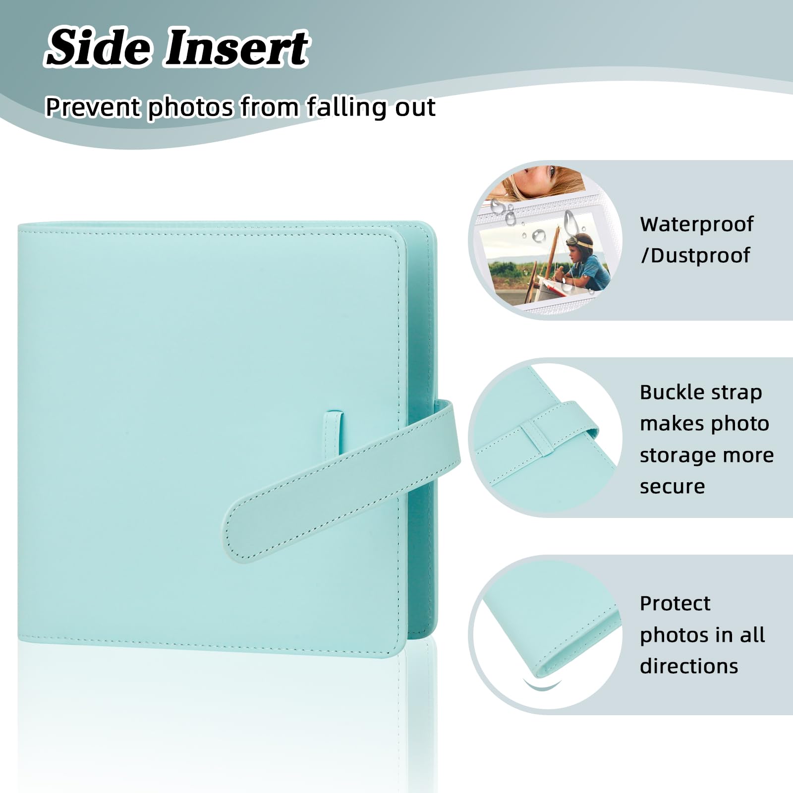 360 Pockets Photo Album For Fujifilm Instax Mini 12 11 9 99 8 40 Evo Instant Camera, For Polaroid Snap/Pic 300/Z2300/ Socialmati