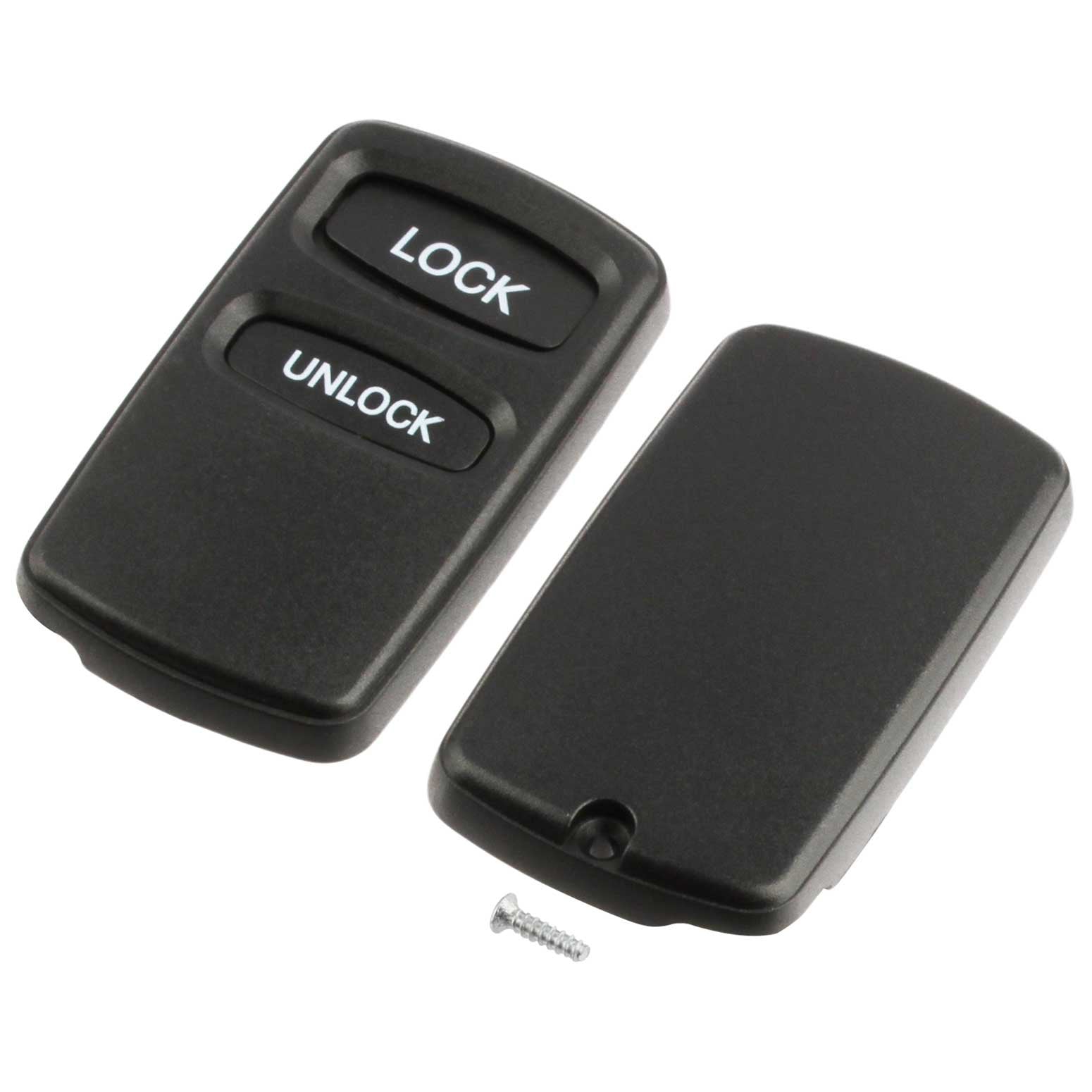 Key Fob Keyless Entry Remote Shell Case & Pad Fits Mitsubishi 2002 2006 Eclipse / 2002 2007 Lancer / 2000 2004 Montero Sport / 2