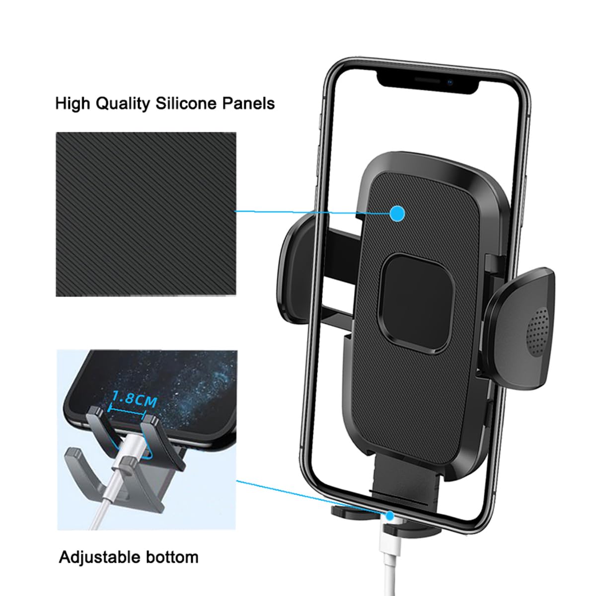 Szyuchen Car Cell Phone Holder Mount For Bmw 3-Series 328I 330I 320I 335I 2013-2018 Air Vent Accessories, Dashboard Bracket Comp