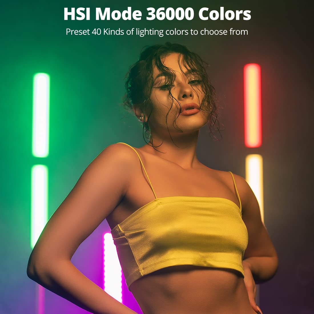 Ambitful A2 Full Color Rgb Tube Light, Cri 95 Tlci 97 Accurate Color,2500K 8500K Adjustable,Rgb Cct Hsi Mode, 29 Fx Light Effect