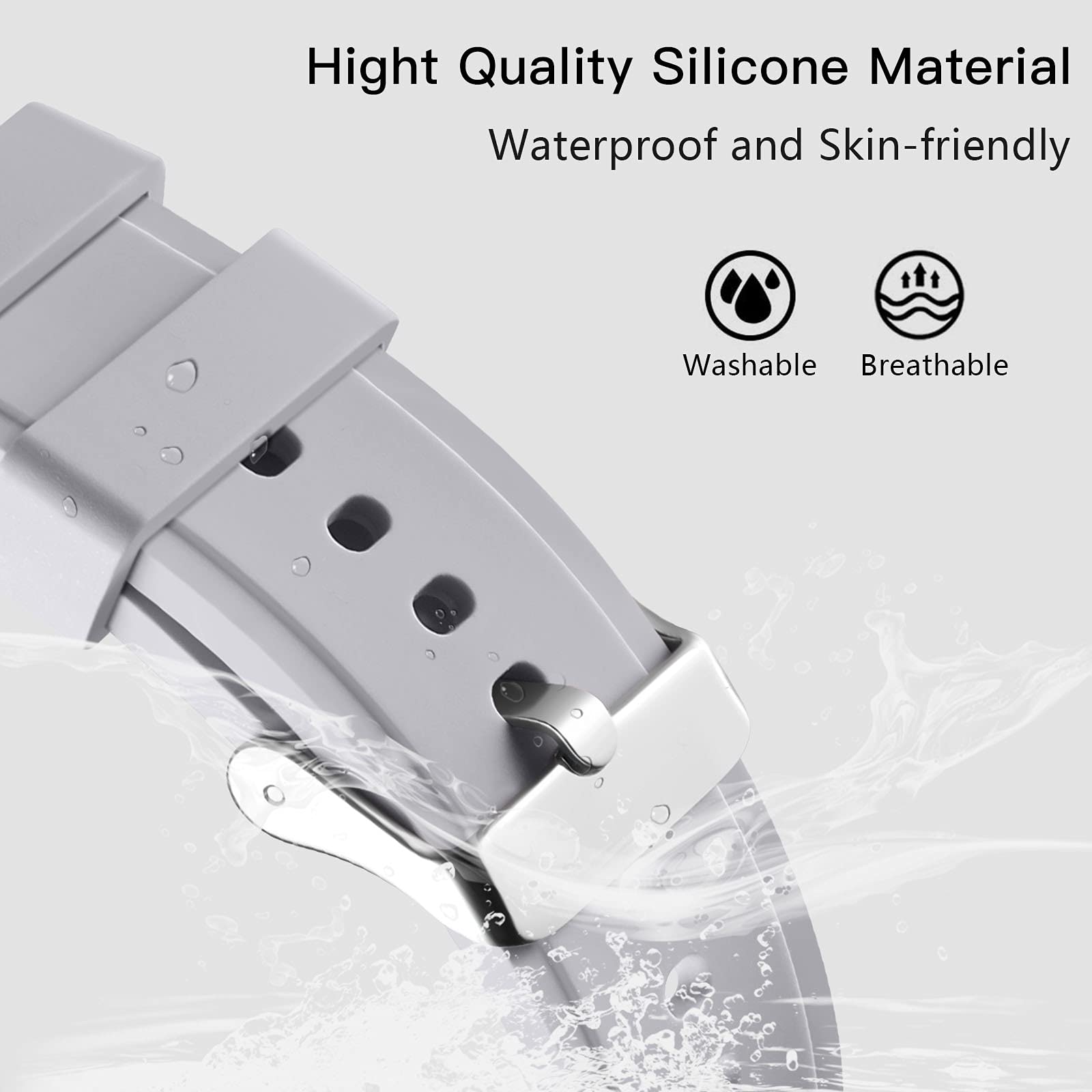 Lerobo No Gap Band Compatible With Samsung Galaxy Watch 7 6 4 Band 40Mm 44Mm/For Galaxy Watch 5 Pro 45Mm/Galaxy Watch 5/Watch 3