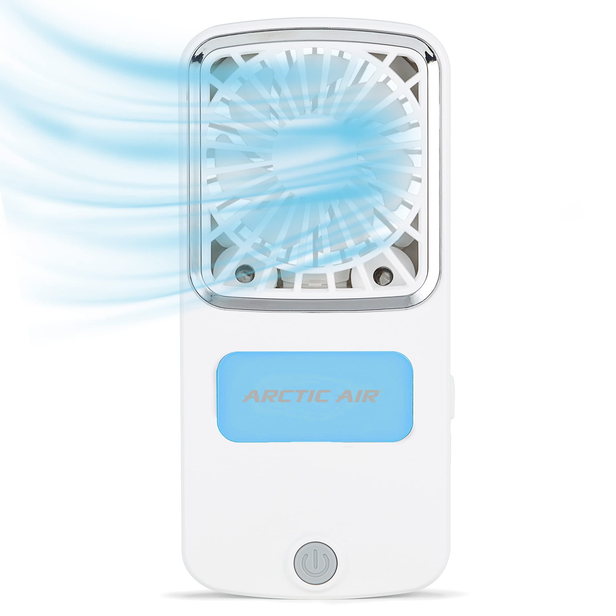Arctic Air Portable Fan, Pocket Chill Handheld Mini Fan, Rechargeable Personal Air Cooler With Hydro Chill Technology, 3 Speeds