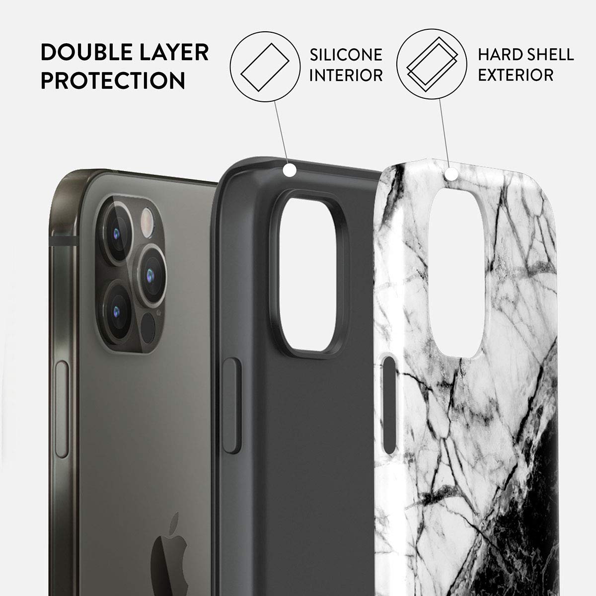 Burga Case For Iphone 12 Pro Max   Max Protective, Cute, Aesthetic, Trendy, Pattern Phone Cover, Fall Collection   Fits Apple Ip