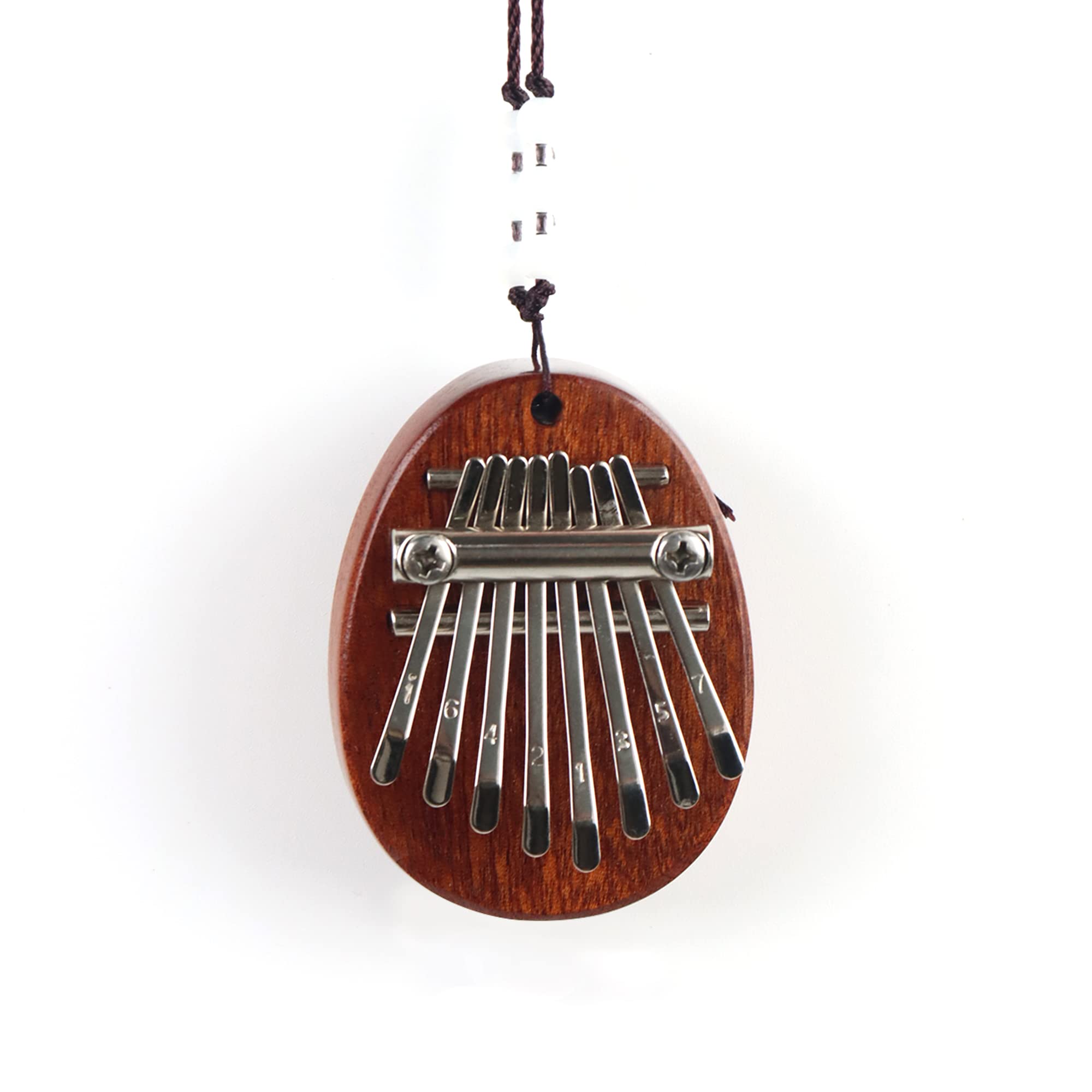 Regis Kalimba 8 Key Exquisite Finger Thumb Piano Marimba Musical Good Accessory Pendant Gif (Bronze)