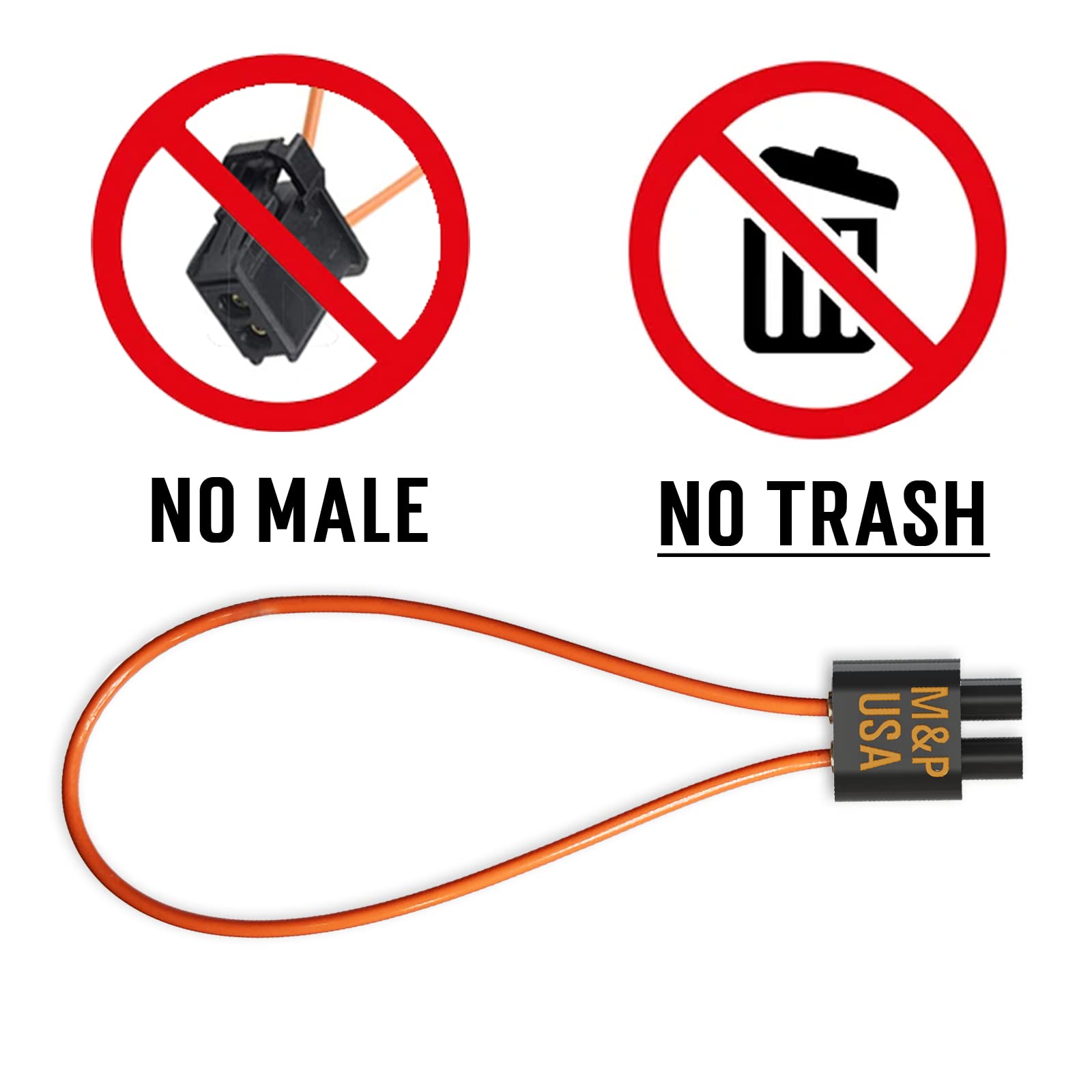 M&P Usa Universal Fiber Optic Loop Bypass Loop Adapter Compatible With Bmw, Mercedes & More