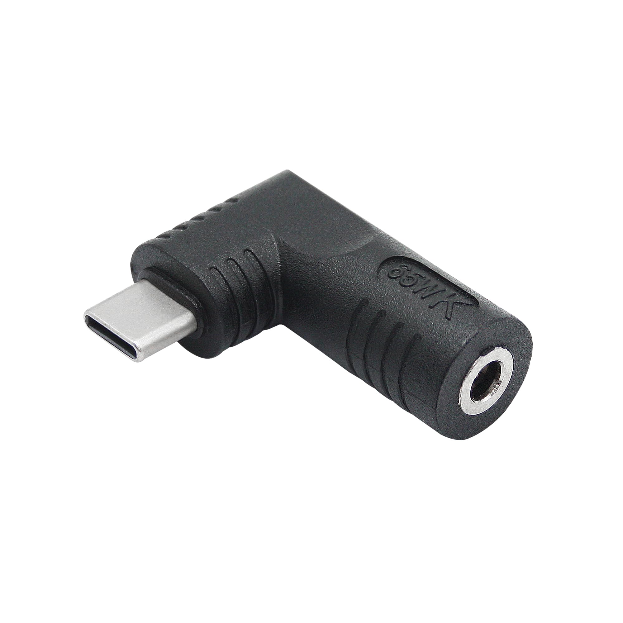 Right Angle Dc 4017 To Usb C Connector Adapter, 90 Degree Pd 65W Dc 4.0Mm X 1.7Mm To Usb Type C Male Plug Power Charge Adapter F