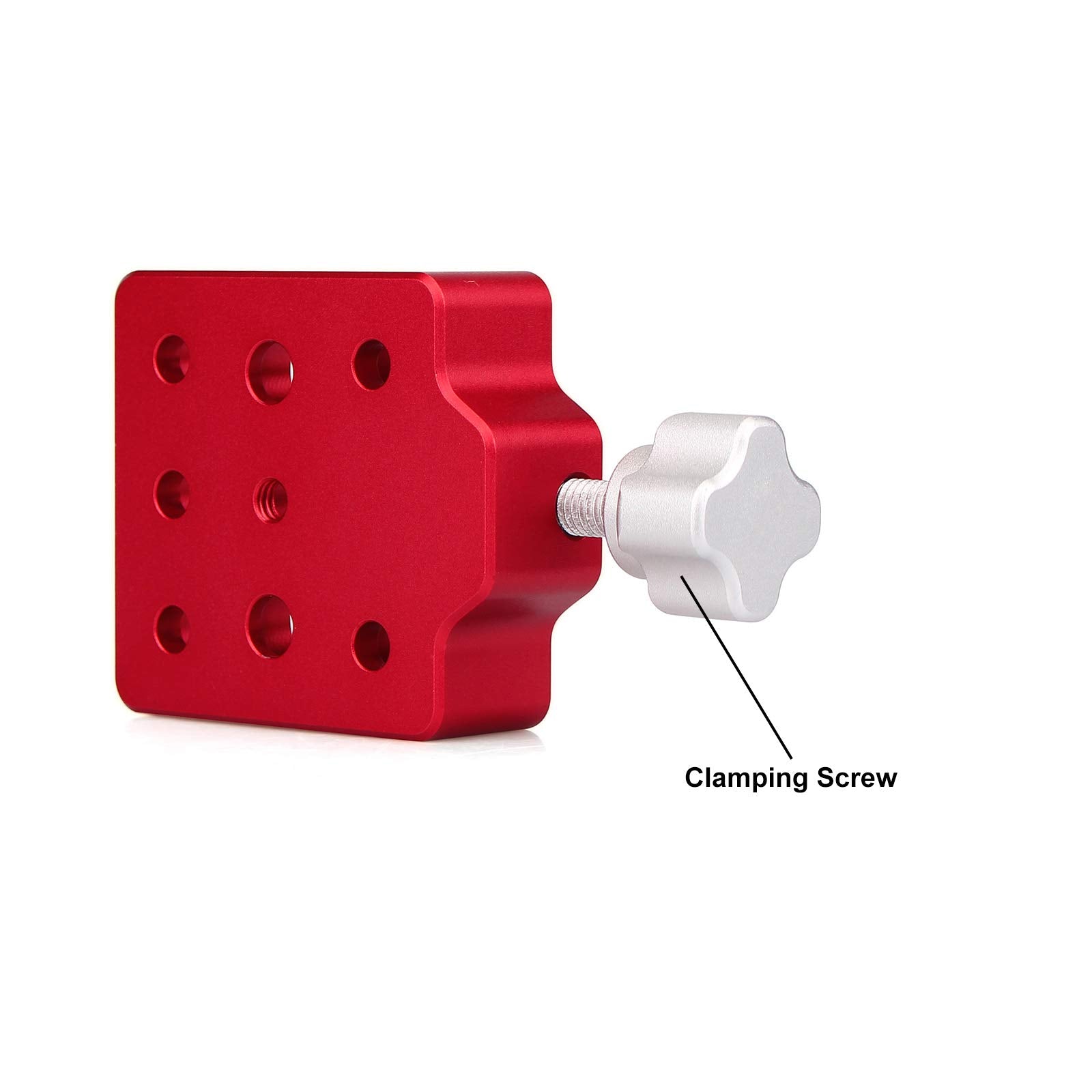 Svbony Medium Dovetail Clamp With A Brass Screws For Telescopes And Cameras (Red)