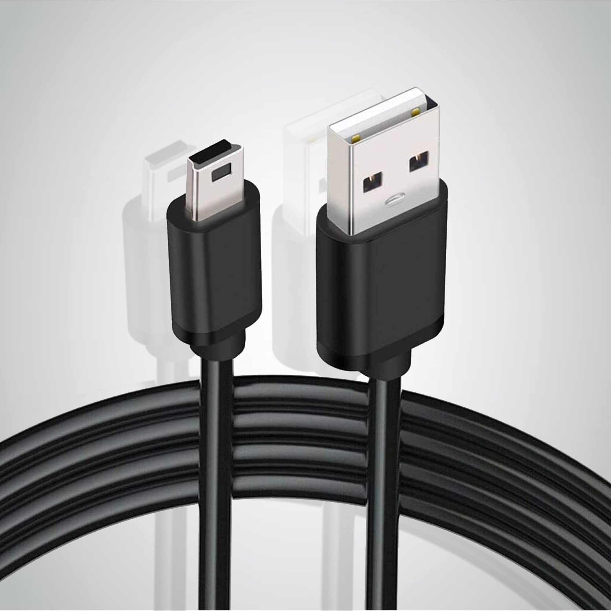 Brendaz   Mini Usb To Mini B Data Cable   Mini B Cable With Ultimate Data Sync & Charging Quality Compatible With Ps3, Dash Cam,