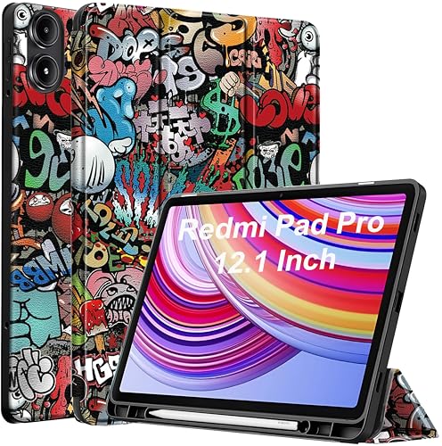 Proelite Cover For Redmi Pad Pro 12.1 Inch Cover, Soft Flexible Flip Case Cover For Redmi Pad Pro 12.1 Inch, Support Auto Sleep