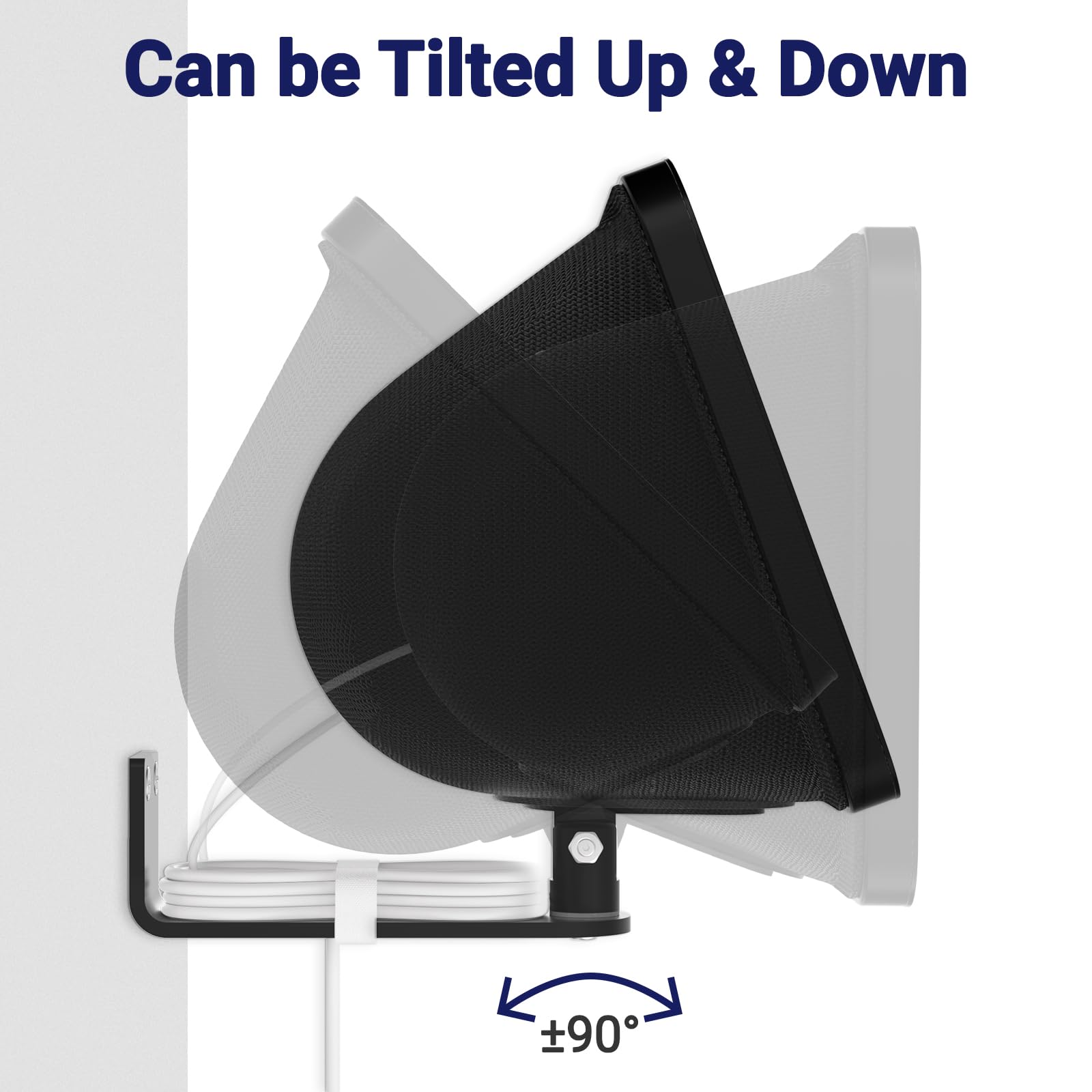 Wawxh1314 Wall Mount For Show 8 3Rd Gen, Adjustable Show 8 3Rd Wall Mount, Easy Installation Show 8 3Rd 2023 Wall Mount Bracket,