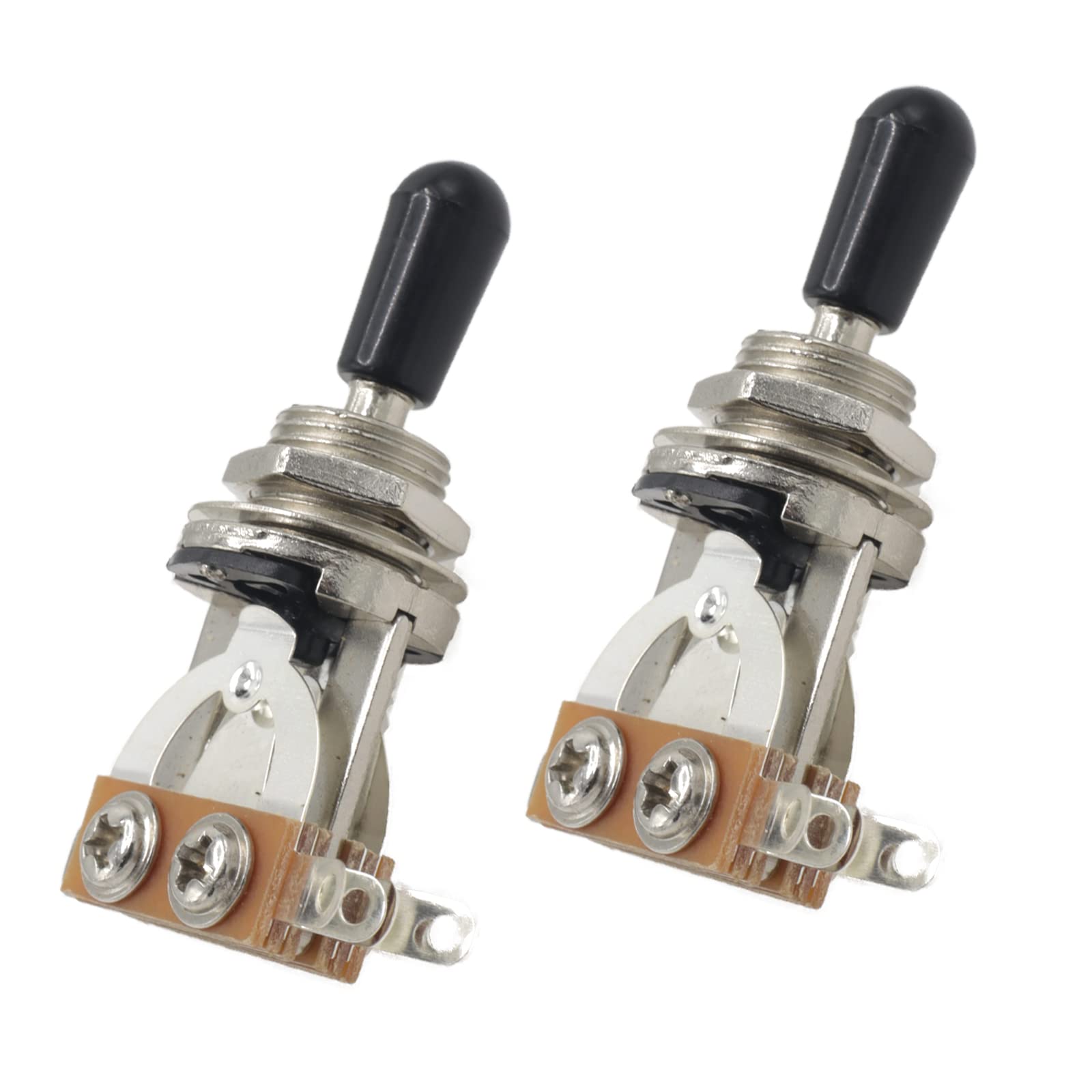 Cheerock Electric Guitar 3 Way Toggle Selector Switch For Les Paul   2Pcs Pickup Switch, Guitar Accessories