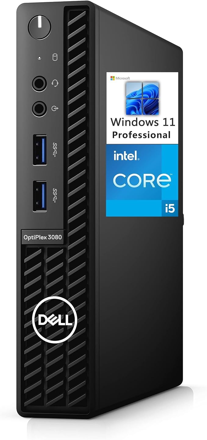 Dell OptiPlex 7020 MFF Business Desktop Computer, 7000 Micro Form Factor Mini, Intel Hexa Core i5 12500T (Beat i7 11700T), 16GB DDR5 RAM, 1TB PCIe SSD, WiFi 6E, HDMI + 2 DisplayPorts, Windows 11 Pro
