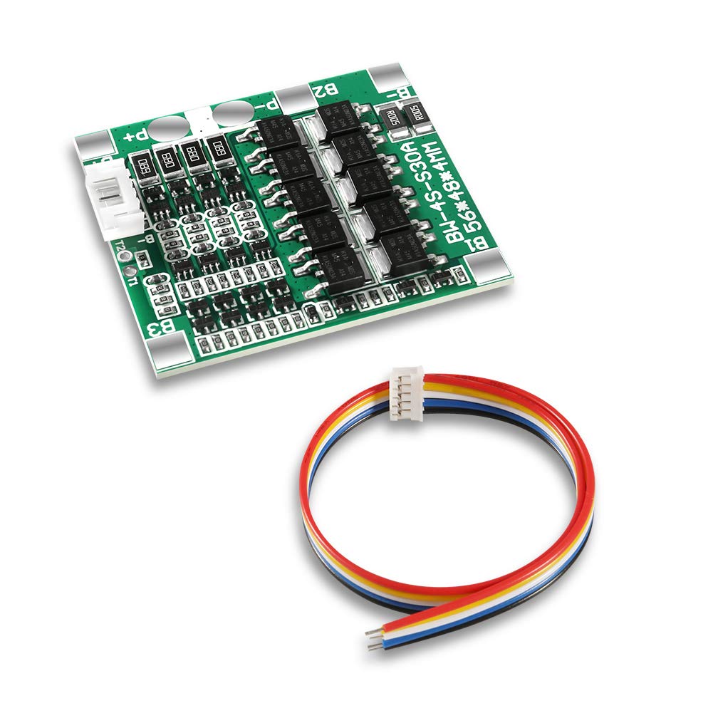 Organizer 2Pcs 4S 30A 14.8V Li Ion Lithium 18650 Battery Bms Packs Pcb Protection Board Balance Integrated Circuits