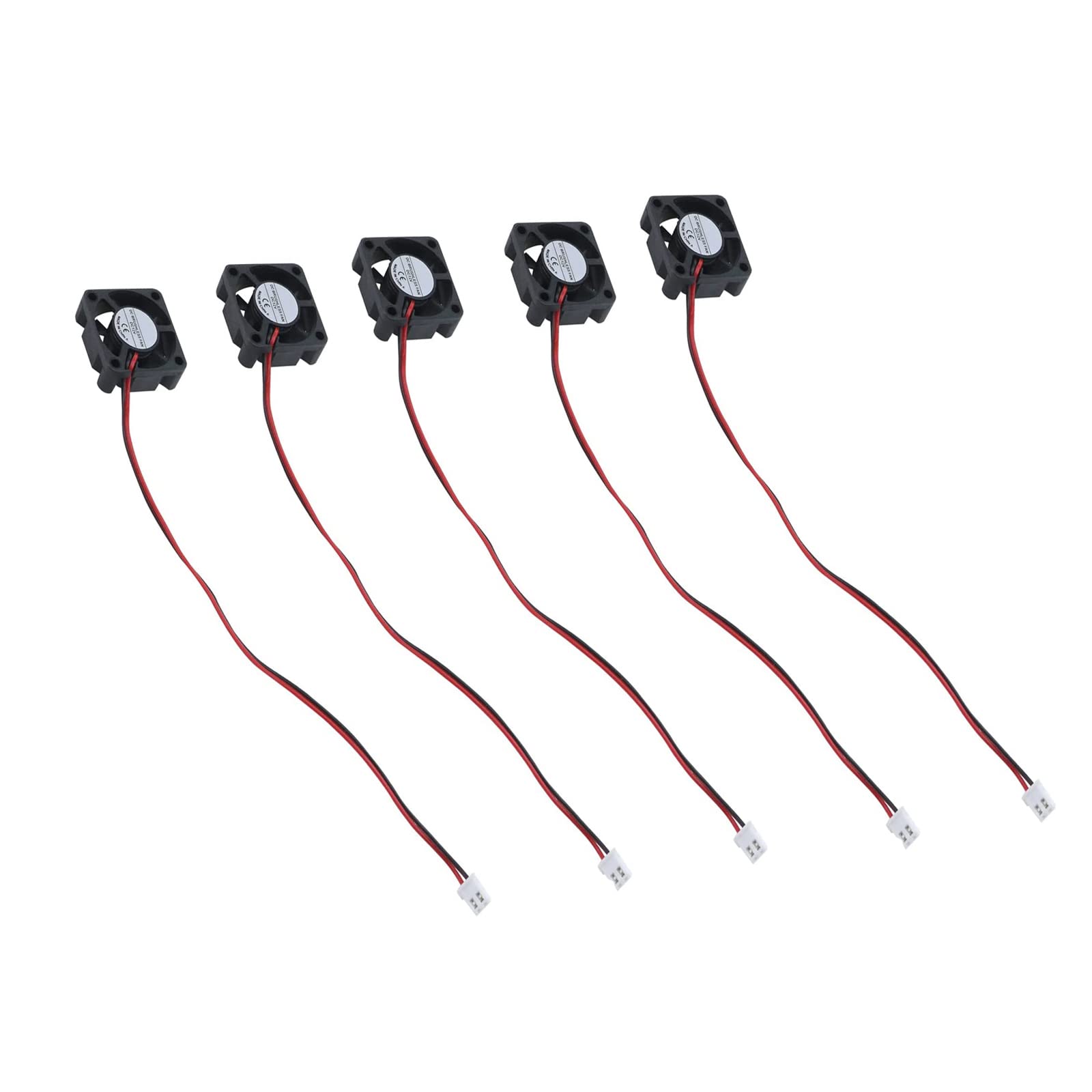 Antrader 3010 12V Dc Brushless Cooling Fan 30X30X10Mm For Diy 3D Printer Extruder Hotend V6 V5 Cpu Humidifier Pack Of 5