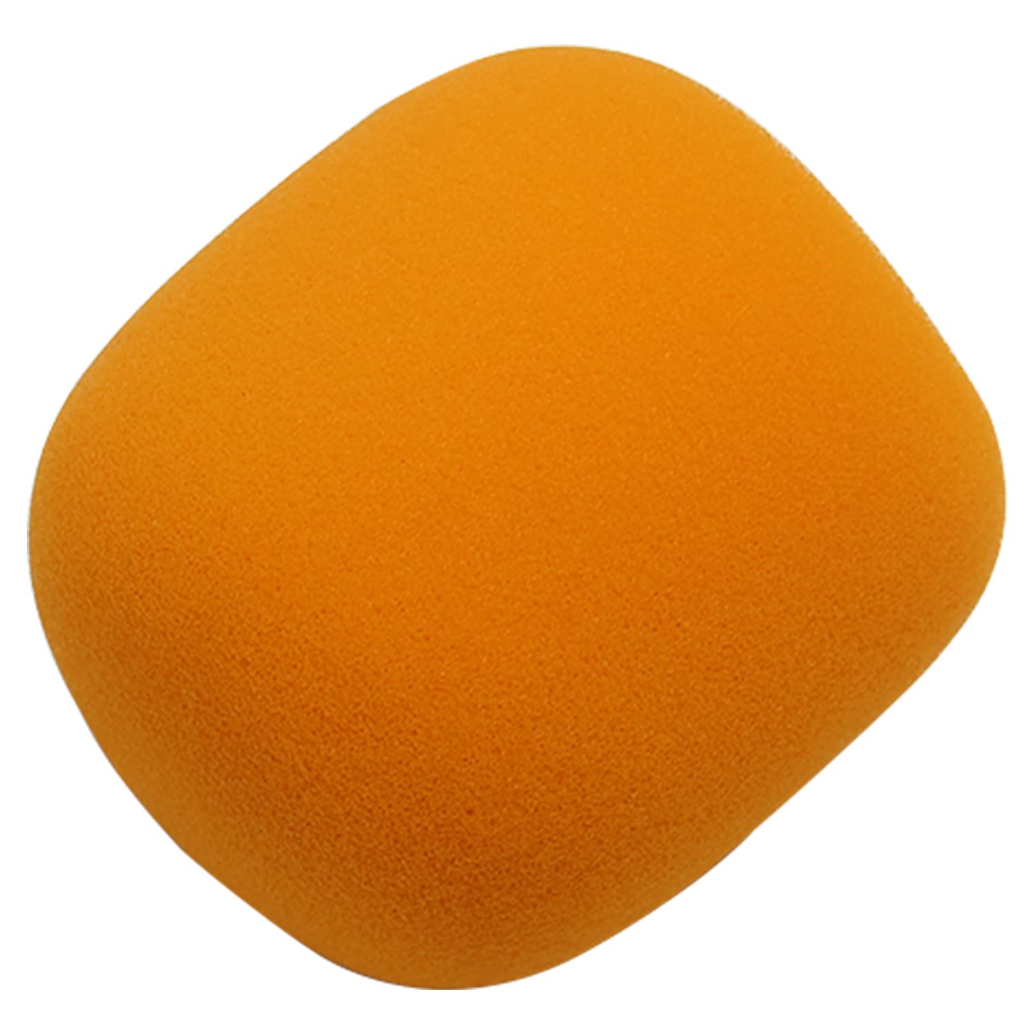Fielect Microphone Cover Foam Mic Cover Handheld Microphone Windscreen Mic Foam Filter Cover Orange For Karaoke Dj, Ktv Broadcas