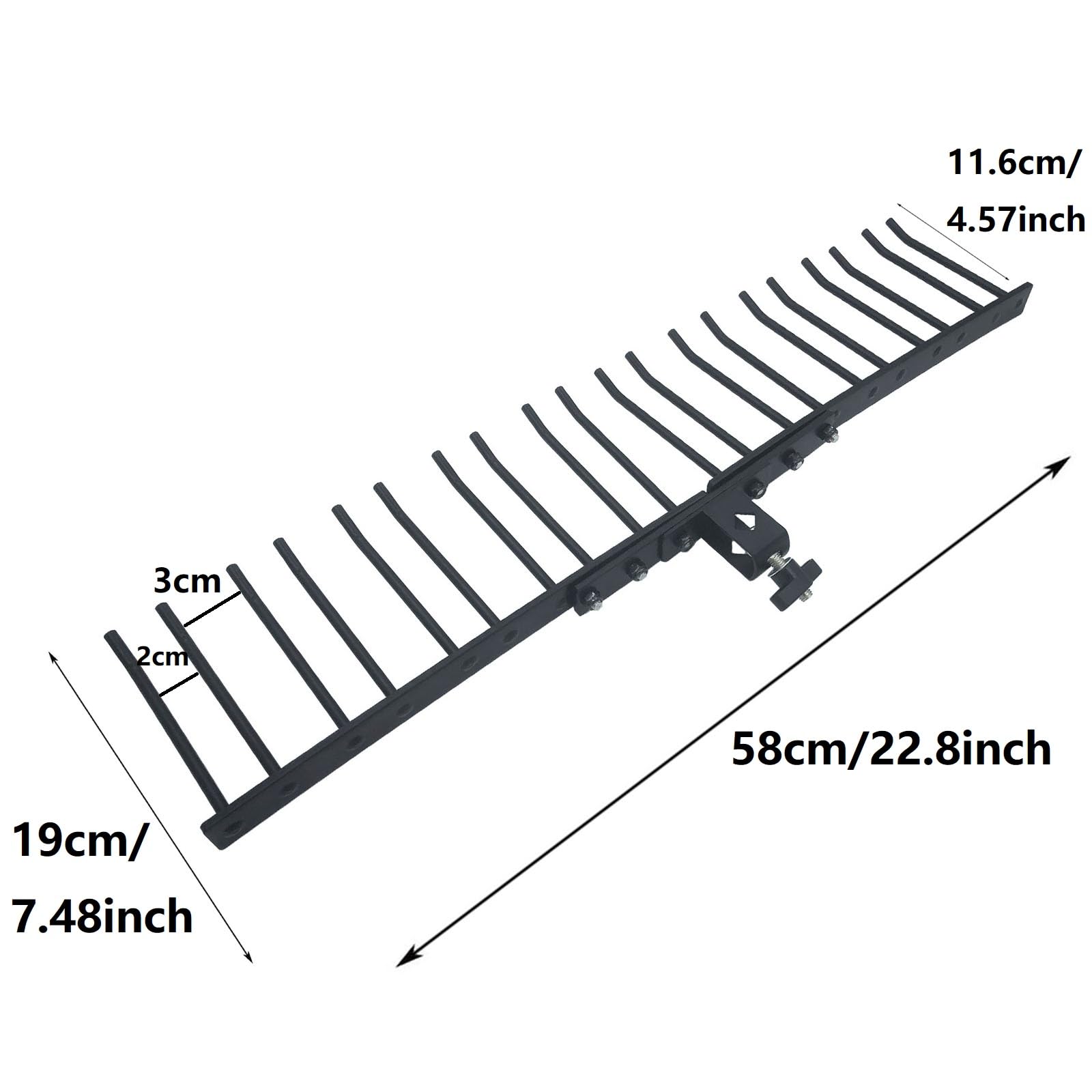 Tuoren Drum Mallets Display Stand Mountable Multi Pair Marimba Timpani Mallets Holder Removable Drum Mallets Organizer Rack For