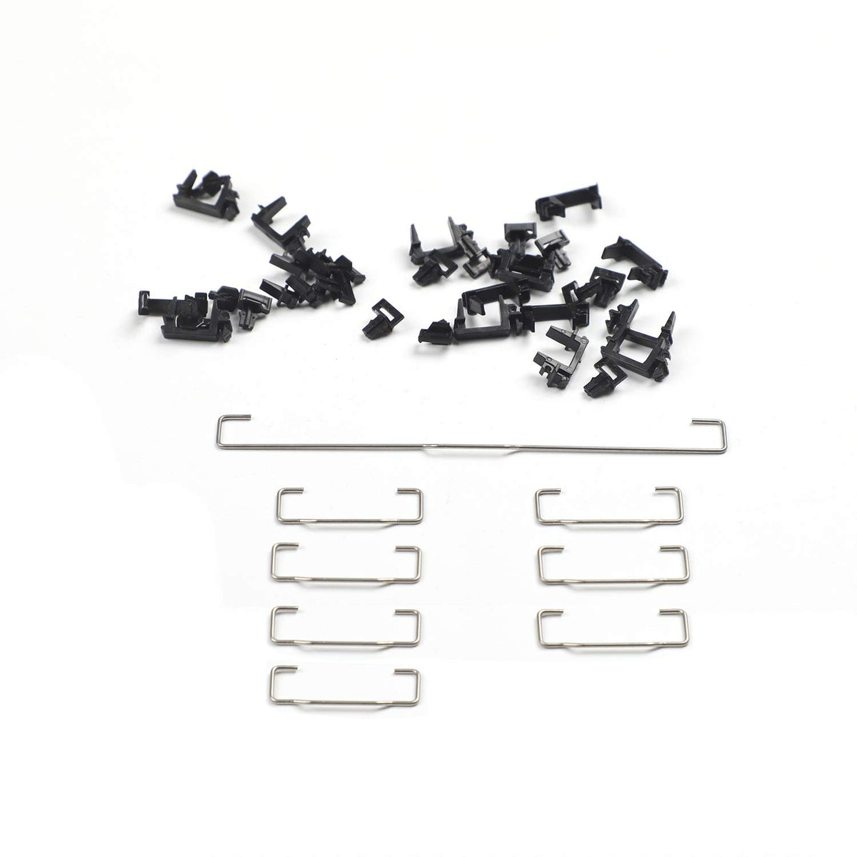 Costar Style Plate Mounted Costar Stabilizers Balancing Pole Raised Wire 6.25U 2U For Mx Mechanical Keyboard Filco (Kit 2 For 96 104 Keyboard)