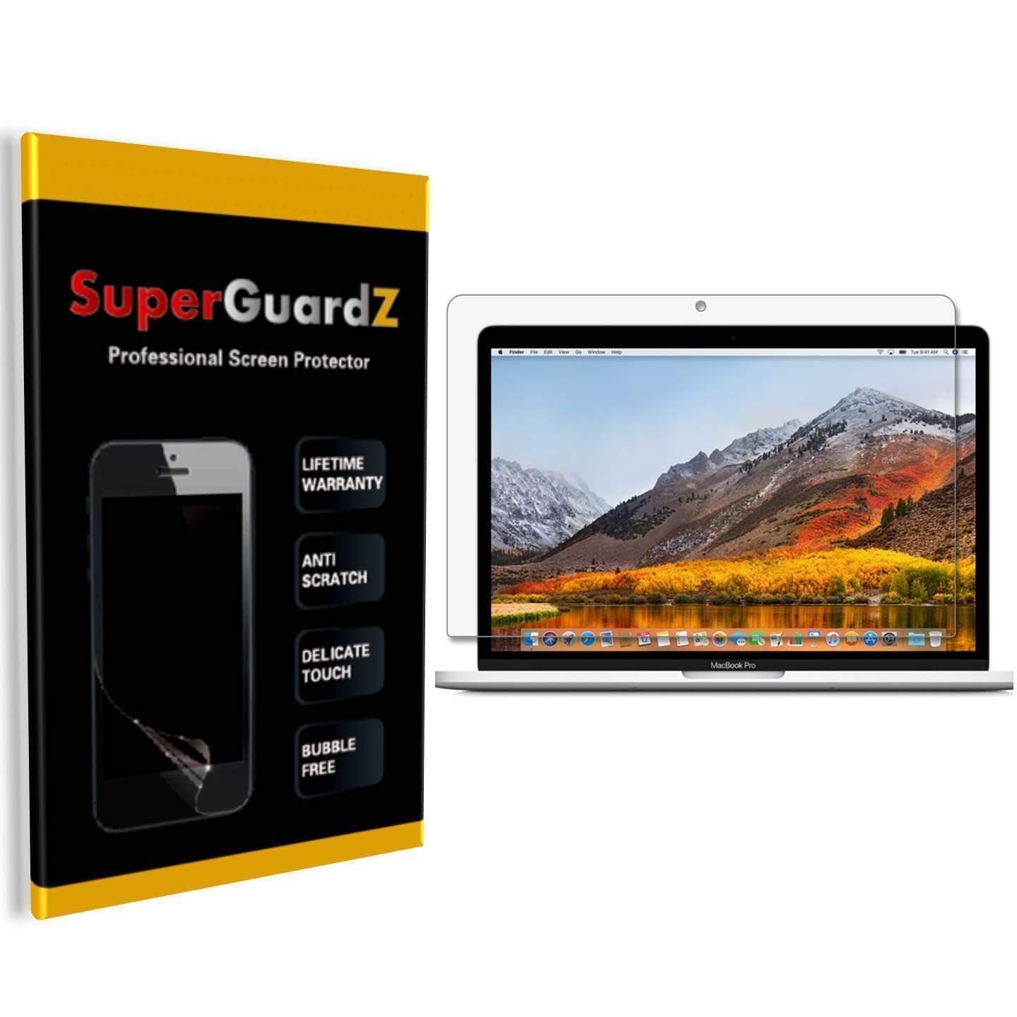 Superguardz [3 Pack] For Macbook Pro 13 Inch 2022/M2 / 2020/2019 / 2018/2017 / 2016 Screen Protector, Ultra Clear, Anti Scratch,